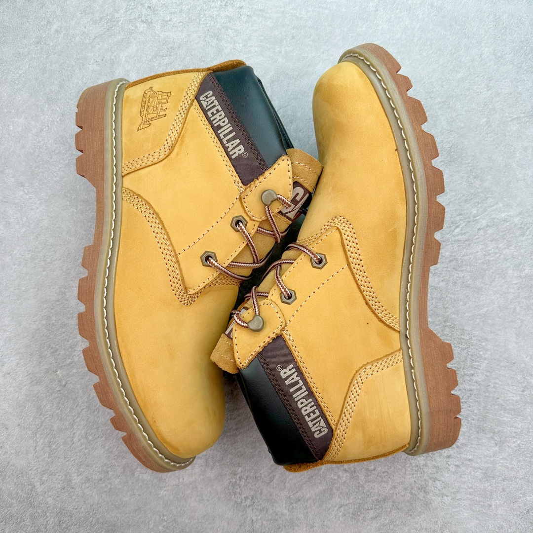 图片[3]-＃特价福利 CAT卡特 硬汉推土机品牌经典百搭户外休闲大黄靴系列 广东大厂品质 24ss秋冬新款 常年主打 时尚潮流搭配 面料釆用意大利进口磨砂牛皮 全鞋真牛皮材料 大底到五金都是代工厂原材料制作 好货不杀猪 首单质量严格把控 全套官网统一包装 今年冬季防寒户外专用 日常随意搭配 型男必备 尺码：38 39 40 41 42 43 44 (偏大一码)-选品中心