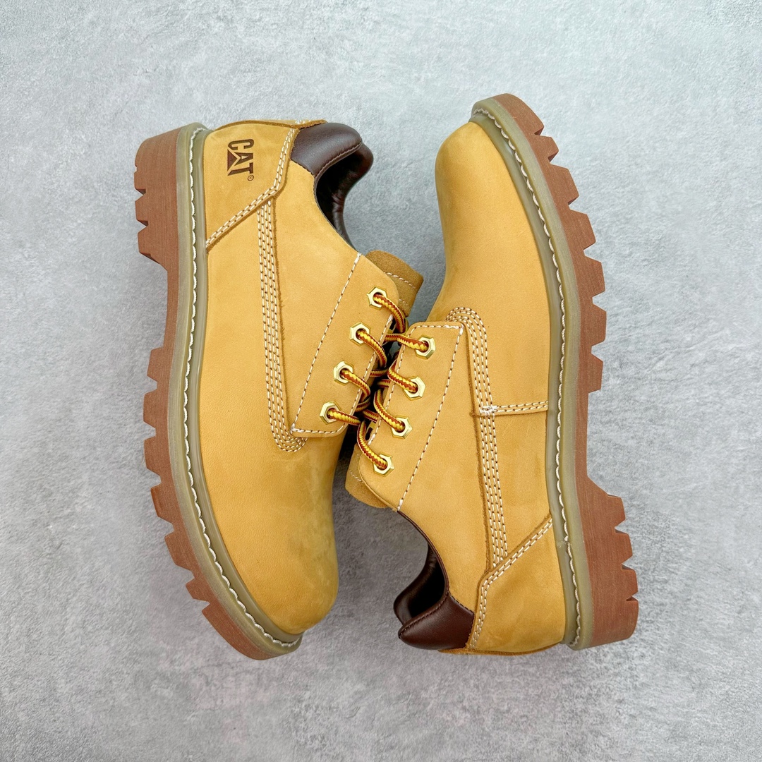 图片[3]-＃特价福利 CAT卡特 硬汉推土机品牌经典百搭户外休闲大黄靴系列 广东大厂品质 24ss秋冬新款 常年主打 时尚潮流搭配 面料釆用意大利进口磨砂牛皮 全鞋真牛皮材料 大底到五金都是代工厂原材料制作 好货不杀猪 首单质量严格把控 全套官网统一包装 今年冬季防寒户外专用 日常随意搭配 型男必备 尺码：38 39 40 41 42 43 44 (偏大一码)-选品中心