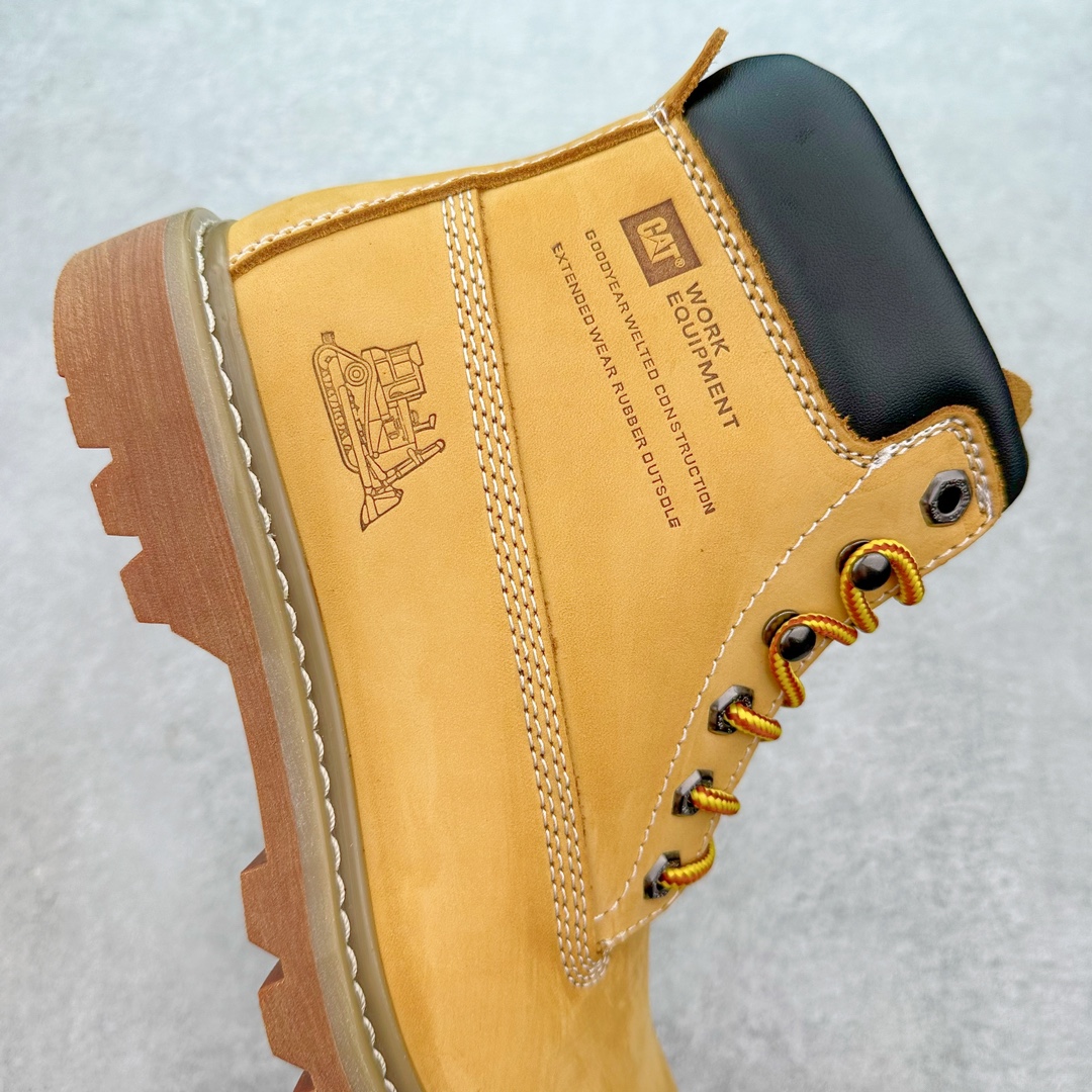 图片[6]-＃特价福利 CAT卡特 硬汉推土机品牌经典百搭户外休闲大黄靴系列 广东大厂品质 24ss秋冬新款 常年主打 时尚潮流搭配 面料釆用意大利进口磨砂牛皮 全鞋真牛皮材料 大底到五金都是代工厂原材料制作 好货不杀猪 首单质量严格把控 全套官网统一包装 今年冬季防寒户外专用 日常随意搭配 型男必备 尺码：38 39 40 41 42 43 44 (偏大一码)-选品中心