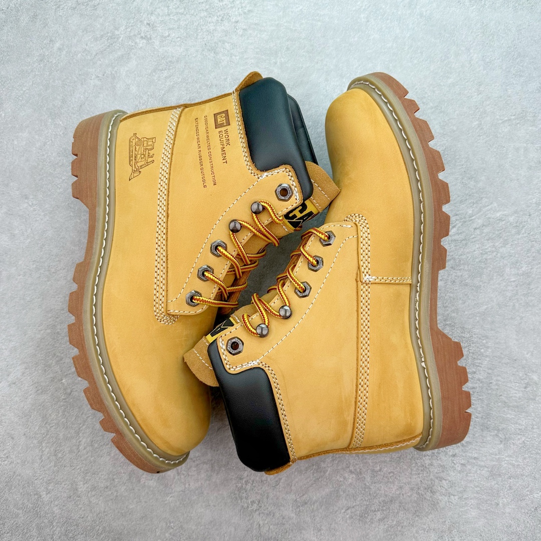 图片[3]-＃特价福利 CAT卡特 硬汉推土机品牌经典百搭户外休闲大黄靴系列 广东大厂品质 24ss秋冬新款 常年主打 时尚潮流搭配 面料釆用意大利进口磨砂牛皮 全鞋真牛皮材料 大底到五金都是代工厂原材料制作 好货不杀猪 首单质量严格把控 全套官网统一包装 今年冬季防寒户外专用 日常随意搭配 型男必备 尺码：38 39 40 41 42 43 44 (偏大一码)-选品中心