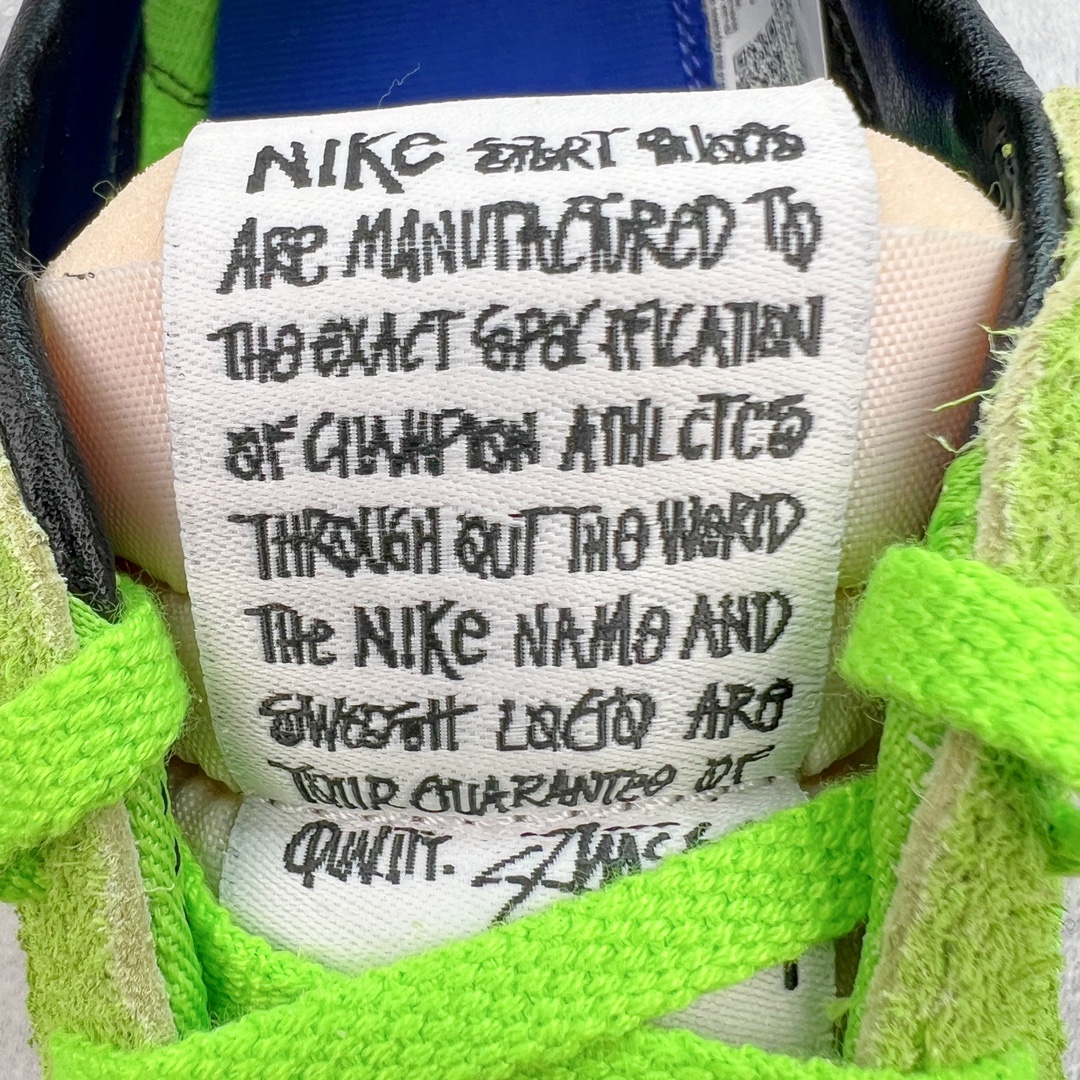 图片[16]-＃KZ纯原 Stussy x NK Roshe Run LD-1000 舒适百搭防滑耐磨低帮休闲跑步鞋男女同款 斯图西联名米蓝色 FQ5369-300 以其中白蓝色款式为例 设计师将白色作为底色 使用蓝色点缀两侧 NK Swoosh 提升视觉层次感的同时还进一步丰富色彩体系 材质方面更是尽显复古气质 全鞋采用大面积网眼面料设计 再在鞋头位置搭配上一大块绒面革 塑造出出色质感以及良好的透气性能 细节上 最醒目的便是两侧精致的Swoosh 点明品牌身份 此外鞋舌上出现的 Stussy 手绘涂鸦字体同样格外亮眼 不仅如此 鞋款后跟上还有 Stussy 字样 Logo 再次点题 彰显出该鞋款特有的联名属性 尺码：36 36.5 37.5 38 38.5 39 40 40.5 41 42 42.5 43 44 44.5 45 46-选品中心