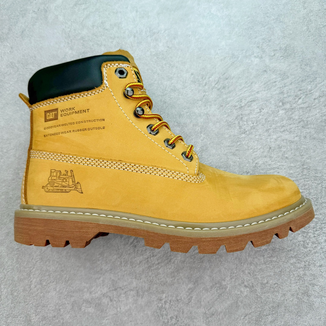 #特价福利 CAT卡特 硬汉推土机品牌经典百搭户外休闲大黄靴系列 广东大厂品质 24ss秋冬新款 常年主打 时尚潮流搭配 面料釆用意大利进口磨砂牛皮 全鞋真牛皮材料 大底到五金都是代工厂原材料制作 好货不杀猪 首单质量严格把控 全套官网统一包装 今年冬季防寒户外专用 日常随意搭配 型男必备 尺码:38 39 40 41 42 43 44 (偏大一码)-选品中心