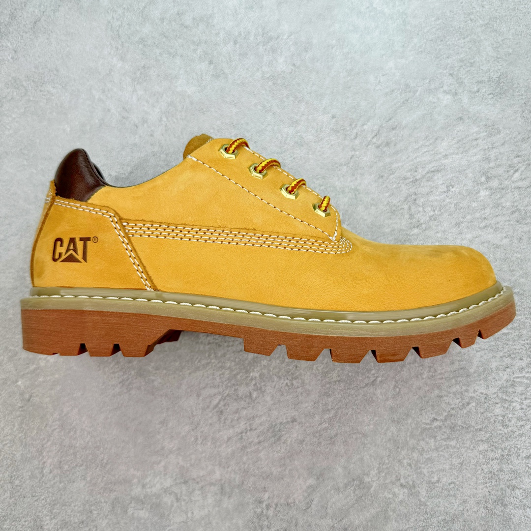 #特价福利 CAT卡特 硬汉推土机品牌经典百搭户外休闲大黄靴系列 广东大厂品质 24ss秋冬新款 常年主打 时尚潮流搭配 面料釆用意大利进口磨砂牛皮 全鞋真牛皮材料 大底到五金都是代工厂原材料制作 好货不杀猪 首单质量严格把控 全套官网统一包装 今年冬季防寒户外专用 日常随意搭配 型男必备 尺码:38 39 40 41 42 43 44 (偏大一码)-选品中心
