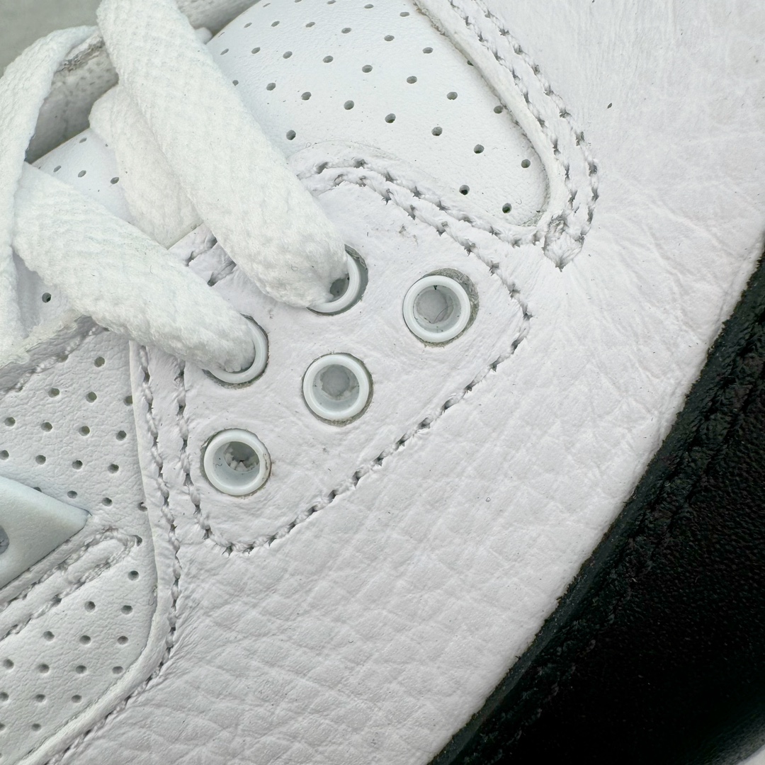 图片[15]-＃QD纯原 Fragment Design x Air Jordan AJ3 Retro 藤原浩闪电联名 DA3595-100 圈内最强三代系列 匠心打造 开发时长超过半年 目前可过各类鉴定或无法鉴定 裸鞋随便操作 全套原纸板楦头开发 原厂大底磨具加持立体防滑纹理 原装可视Air Sole气垫 原汁原味最完美的三代版型 唯一正确鞋头趴度弧度高度鞋身腰线 原厂TPU彩虹扎染后跟饰片 正确内里反口里网布 皮料菱角分明不变形无多余毛边 广东原厂zp同批次手工大底描漆拉丝 市场唯一原厂鞋扣模具 原厂织唛标 原厂飞人电绣工艺 尾指中部跳三针 独家绑鞋带手法 印刷中底布 四线拉帮 米色美纹纸贴合固定 进口港宝加持 后跟自然饱满 全鞋荧光划线卡点 追求极致完美 每一双都是工艺品 多重QC质检 超越公司货的品控标准 实实在在的免检产品 尺码：40.5 41 42 42.5 43 44 44.5 45 45.5 46 47.5 48.5-选品中心