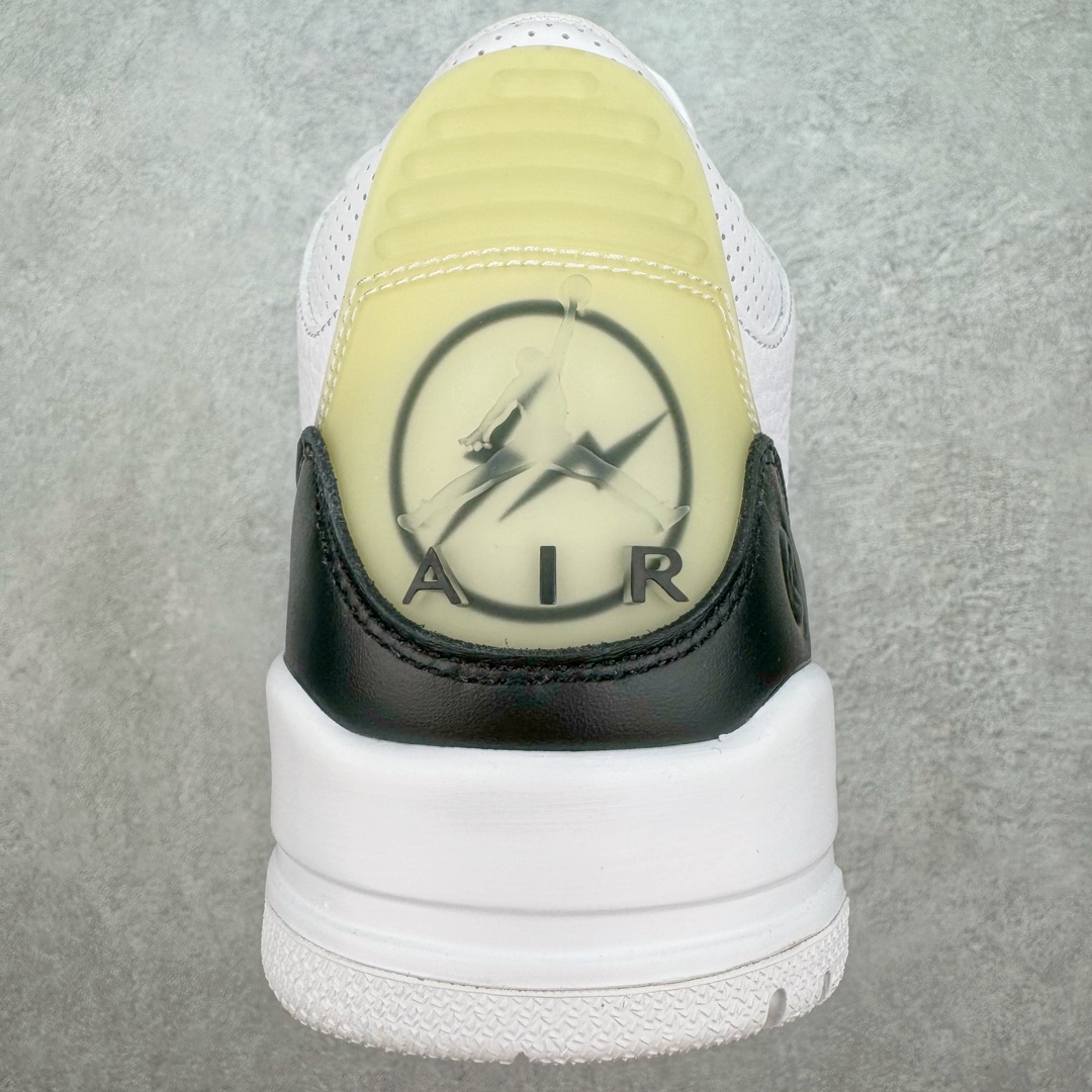 图片[8]-＃QD纯原 Fragment Design x Air Jordan AJ3 Retro 藤原浩闪电联名 DA3595-100 圈内最强三代系列 匠心打造 开发时长超过半年 目前可过各类鉴定或无法鉴定 裸鞋随便操作 全套原纸板楦头开发 原厂大底磨具加持立体防滑纹理 原装可视Air Sole气垫 原汁原味最完美的三代版型 唯一正确鞋头趴度弧度高度鞋身腰线 原厂TPU彩虹扎染后跟饰片 正确内里反口里网布 皮料菱角分明不变形无多余毛边 广东原厂zp同批次手工大底描漆拉丝 市场唯一原厂鞋扣模具 原厂织唛标 原厂飞人电绣工艺 尾指中部跳三针 独家绑鞋带手法 印刷中底布 四线拉帮 米色美纹纸贴合固定 进口港宝加持 后跟自然饱满 全鞋荧光划线卡点 追求极致完美 每一双都是工艺品 多重QC质检 超越公司货的品控标准 实实在在的免检产品 尺码：40.5 41 42 42.5 43 44 44.5 45 45.5 46 47.5 48.5-选品中心