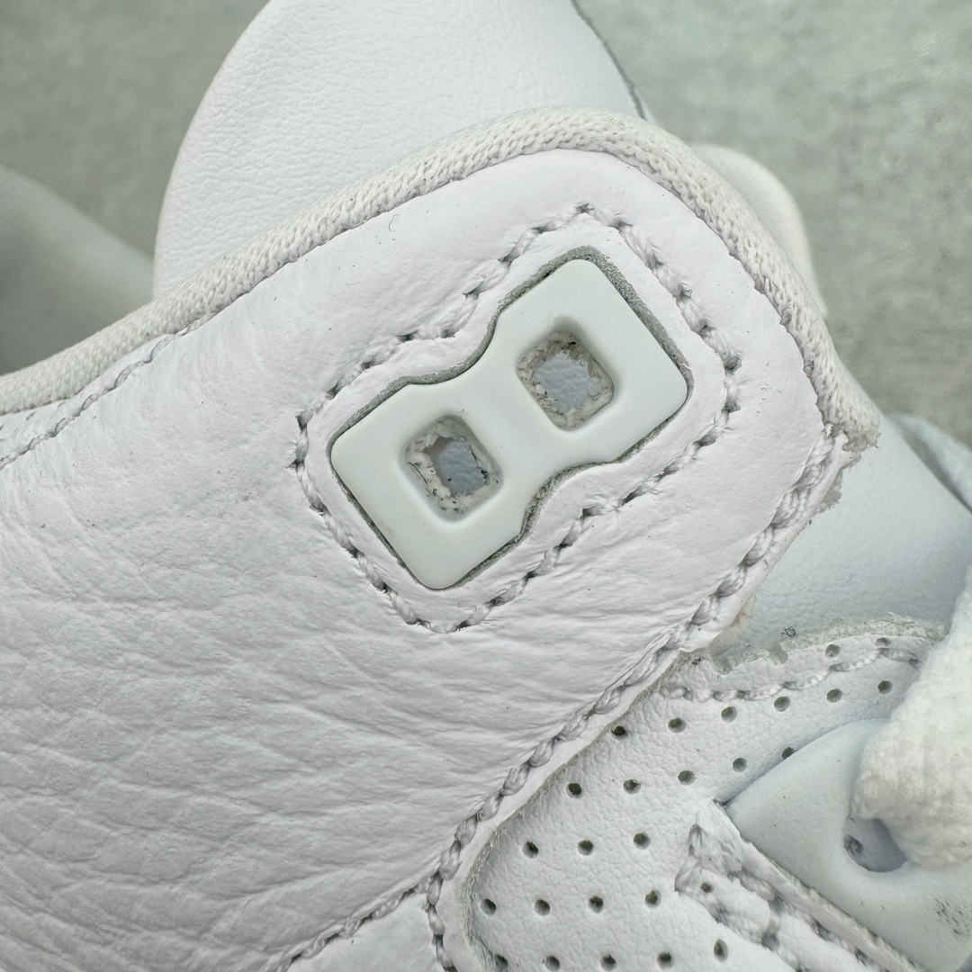 图片[18]-＃QD纯原 Fragment Design x Air Jordan AJ3 Retro 藤原浩闪电联名 DA3595-100 圈内最强三代系列 匠心打造 开发时长超过半年 目前可过各类鉴定或无法鉴定 裸鞋随便操作 全套原纸板楦头开发 原厂大底磨具加持立体防滑纹理 原装可视Air Sole气垫 原汁原味最完美的三代版型 唯一正确鞋头趴度弧度高度鞋身腰线 原厂TPU彩虹扎染后跟饰片 正确内里反口里网布 皮料菱角分明不变形无多余毛边 广东原厂zp同批次手工大底描漆拉丝 市场唯一原厂鞋扣模具 原厂织唛标 原厂飞人电绣工艺 尾指中部跳三针 独家绑鞋带手法 印刷中底布 四线拉帮 米色美纹纸贴合固定 进口港宝加持 后跟自然饱满 全鞋荧光划线卡点 追求极致完美 每一双都是工艺品 多重QC质检 超越公司货的品控标准 实实在在的免检产品 尺码：40.5 41 42 42.5 43 44 44.5 45 45.5 46 47.5 48.5-选品中心
