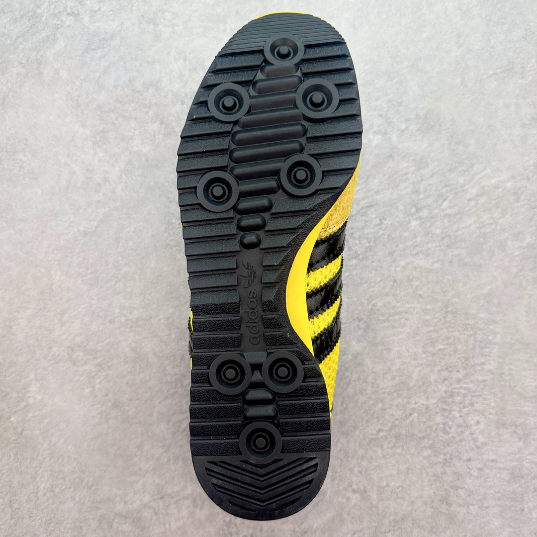 图片[9]-Wales Bonner X adidas Originals SL76 联名黄色 IH9906 Wales Bonner 与 adidas Originals 的联乘系列再次掀起时尚热潮，而其中的 SL76 鞋款更是成为了焦点。相比无鞋盖的Samba，SL76更能俘获我的青睐 这款鞋不仅是对1972年慕尼黑奥运会上经典跑鞋SL72的致敬，更是将怀旧风情与现代设计完美融合。修长的鞋型、针织网层鞋身与绒面板料的交汇，都展现了其精湛的工艺与独特品味。皮革材质的标志三条杠点缀与中底一抹白色腰线，更是为其增添了几分复古奢华的气息。D形环扣的巧妙设计，为鞋带增添了趣味性，同时也提升了鞋款的实用性。鞋底采用EVA材质，不仅增加了鞋款的高度，还提供了更好的缓震性能。齿纹橡胶外底则保证了鞋款的抓地力和耐磨性，让穿着者在运动时更加稳定、安全。尺码：36 36.5 37.5 38 38.5 39 40 40.5 41 42 42.5 43 44 44.5 45-选品中心