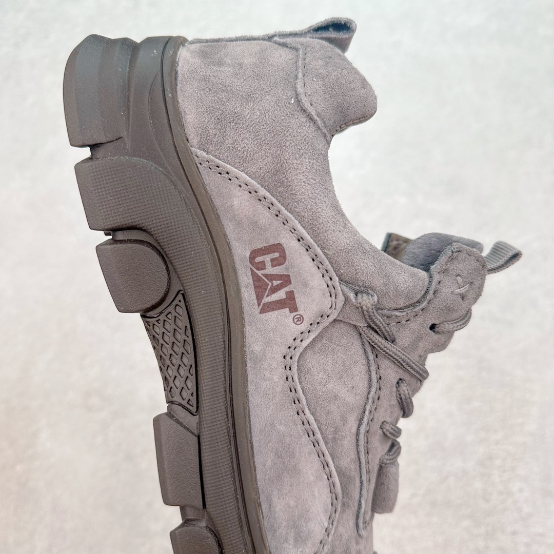 图片[6]-CAT硬汉推土机品牌·卡特Tramp Hike Low秋冬新款户外休闲低帮男鞋广东中山代工厂原产楦型 台产耐磨麂皮材质# 手工马克线固特异缝制工艺# 轻量柔韧橡胶防滑大底# 正确原盒包装吊牌# 完全还原ZP工艺❗徒步旅行者百搭休闲旅游休闲鞋 尺码：39 40 41 42 43 44 皮鞋码-选品中心