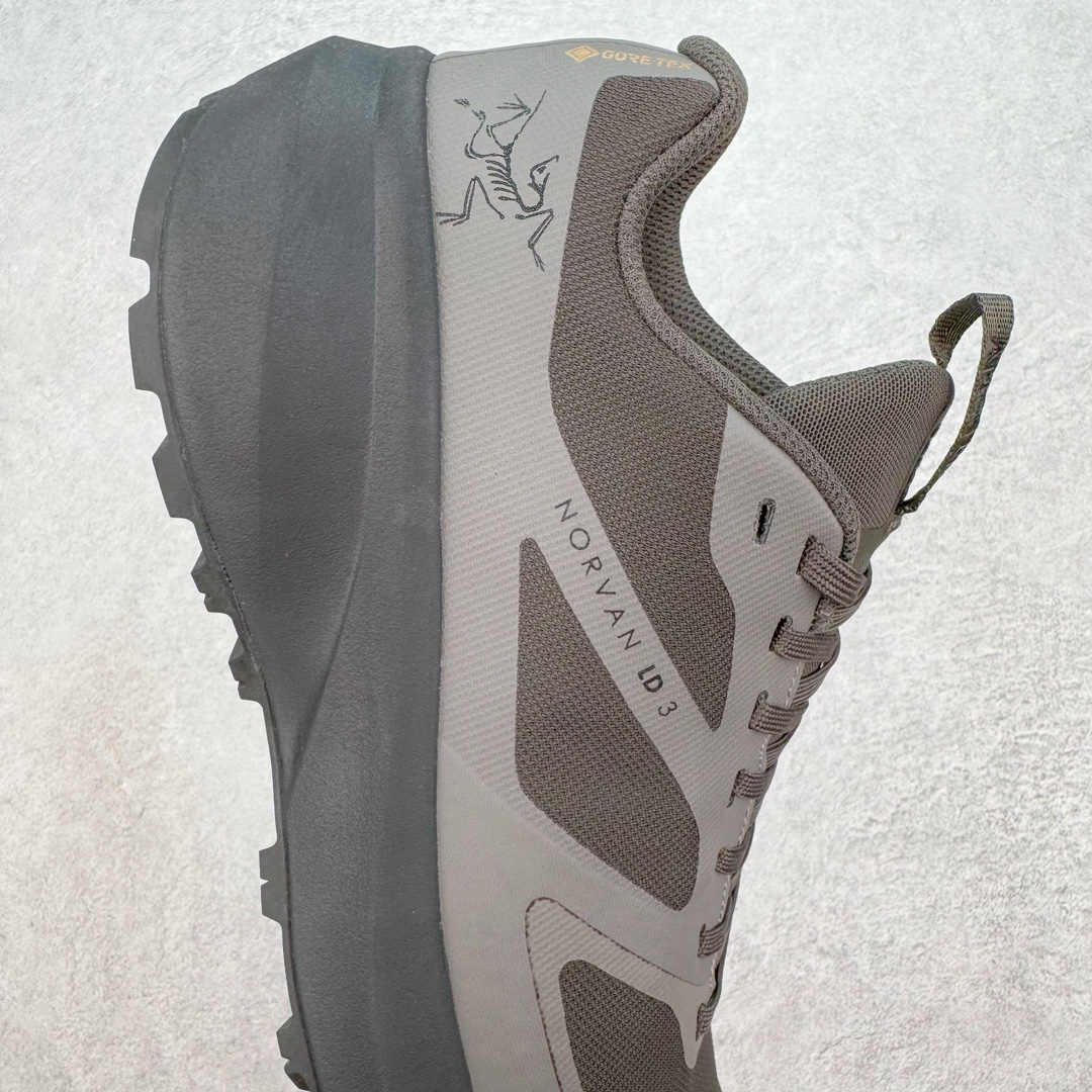 图片[6]-＃TZD特供 Arcteryx Norvan LD 3 Gore-Tex 始祖鸟系列长距离越野登山徒步户外防水多功能运动跑鞋 台州原厂独家原底面配置 全套原厂生产指令加持 原厂特供Vibram外底 防水弹力尼龙布 外层热压TPU鞋面 随意纵横 内外盒标包装纸鞋带配件均同步公司 完美拉帮中底带钢印 仅服务市场百分之五高端客户 公司一样的东西 放心开冲 外贸 零售 裸鞋 渠道货 随意操作 承诺半个月内开胶直接换新 尺码同步官方：39.5 40 40.5 41 42 42.5 43 44 44.5 45-选品中心