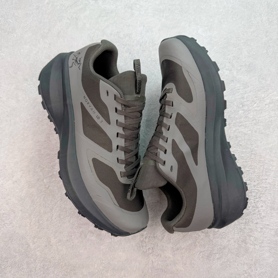图片[3]-＃TZD特供 Arcteryx Norvan LD 3 Gore-Tex 始祖鸟系列长距离越野登山徒步户外防水多功能运动跑鞋 台州原厂独家原底面配置 全套原厂生产指令加持 原厂特供Vibram外底 防水弹力尼龙布 外层热压TPU鞋面 随意纵横 内外盒标包装纸鞋带配件均同步公司 完美拉帮中底带钢印 仅服务市场百分之五高端客户 公司一样的东西 放心开冲 外贸 零售 裸鞋 渠道货 随意操作 承诺半个月内开胶直接换新 尺码同步官方：39.5 40 40.5 41 42 42.5 43 44 44.5 45-选品中心