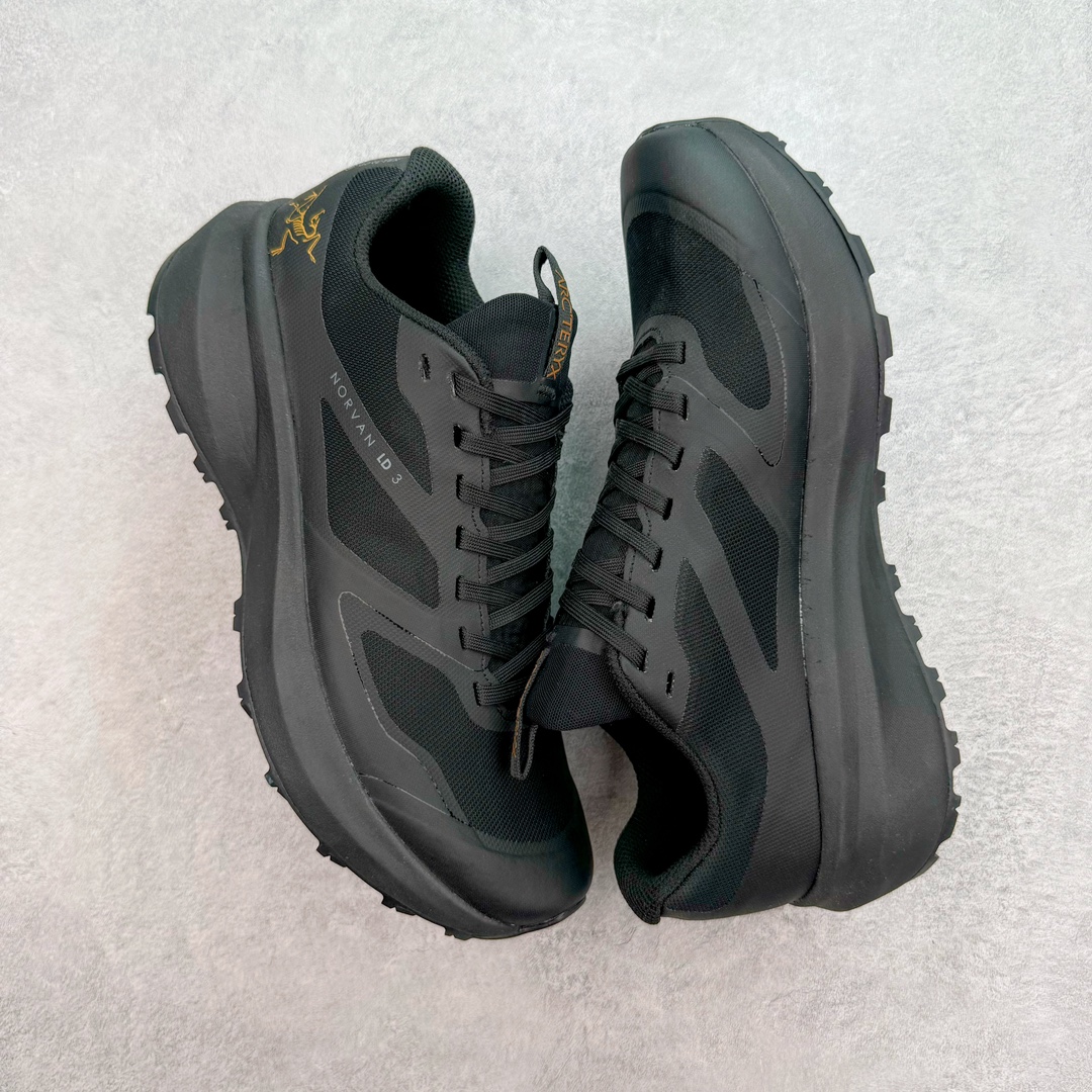 图片[3]-＃TZD特供 Arcteryx Norvan LD 3 Gore-Tex 始祖鸟系列长距离越野登山徒步户外防水多功能运动跑鞋 台州原厂独家原底面配置 全套原厂生产指令加持 原厂特供Vibram外底 防水弹力尼龙布 外层热压TPU鞋面 随意纵横 内外盒标包装纸鞋带配件均同步公司 完美拉帮中底带钢印 仅服务市场百分之五高端客户 公司一样的东西 放心开冲 外贸 零售 裸鞋 渠道货 随意操作 承诺半个月内开胶直接换新 尺码同步官方：39.5 40 40.5 41 42 42.5 43 44 44.5 45-选品中心