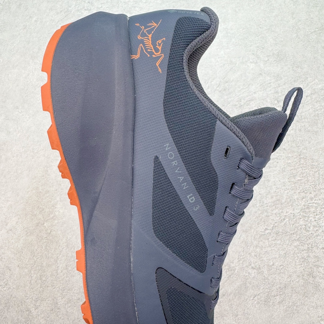 图片[6]-＃TZD特供 Arcteryx Norvan LD 3 Gore-Tex 始祖鸟系列长距离越野登山徒步户外防水多功能运动跑鞋 台州原厂独家原底面配置 全套原厂生产指令加持 原厂特供Vibram外底 防水弹力尼龙布 外层热压TPU鞋面 随意纵横 内外盒标包装纸鞋带配件均同步公司 完美拉帮中底带钢印 仅服务市场百分之五高端客户 公司一样的东西 放心开冲 外贸 零售 裸鞋 渠道货 随意操作 承诺半个月内开胶直接换新 尺码同步官方：39.5 40 40.5 41 42 42.5 43 44 44.5 45-选品中心