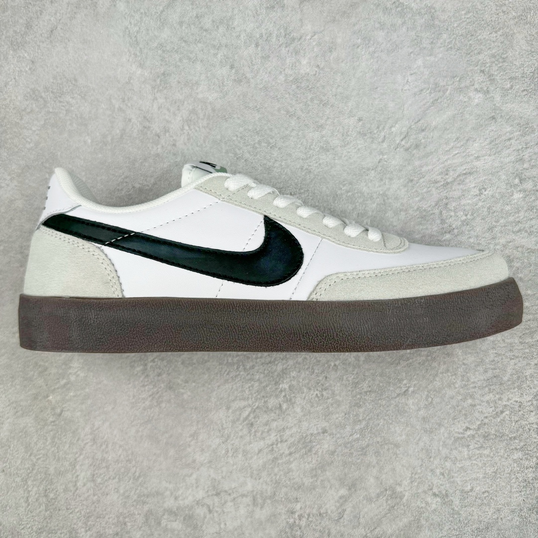 J.Crew x NK Killshot II Leather 联名复古板鞋 HF1054-100 采用米白色皮革制作鞋身 Swoosh 点缀其中 最后搭载棕色生胶大底 流露出满满的复古气气息 尺码：36 36.5 37.5 38 38.5 39 40 40.5 41 42 42.5 43 44-选品中心