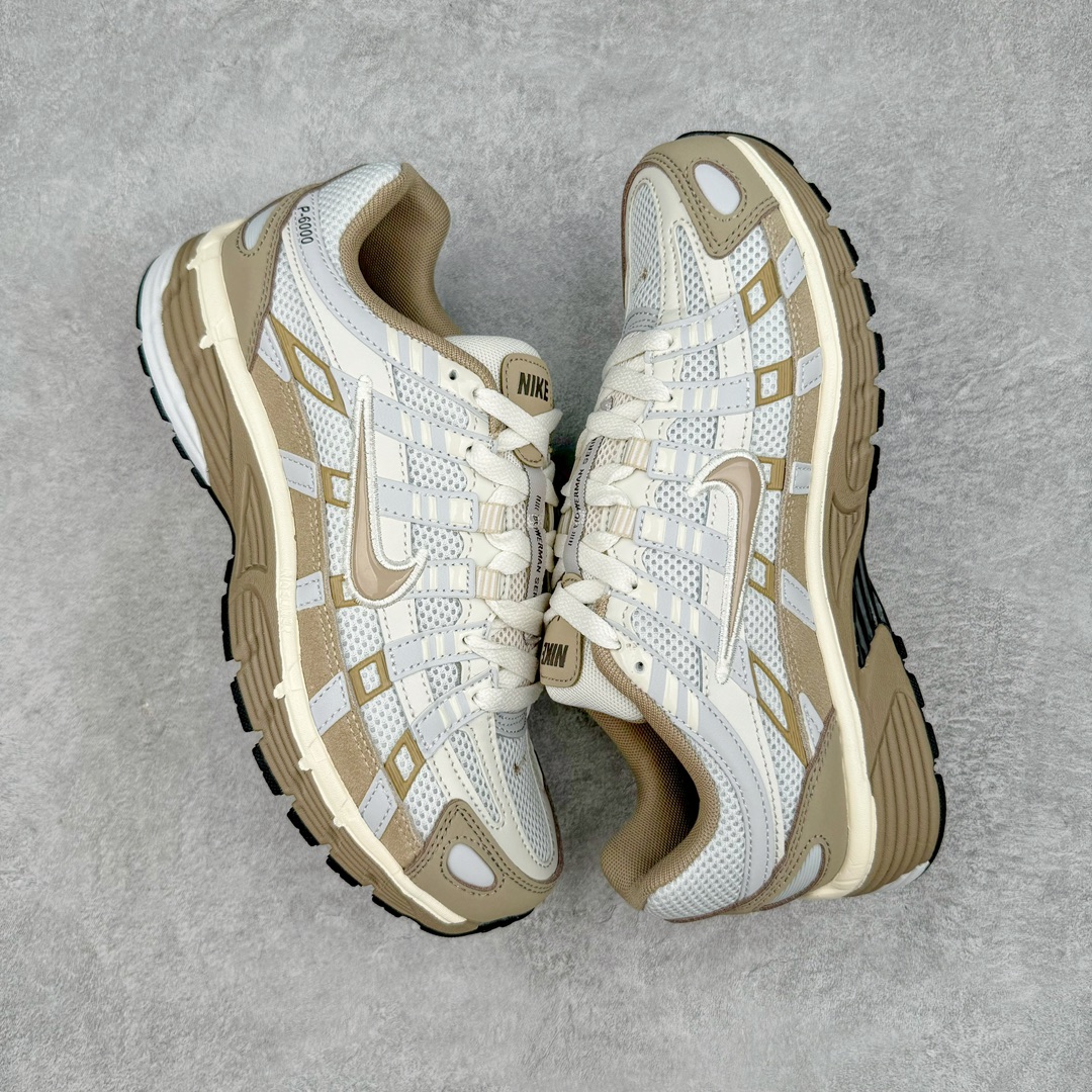 图片[3]-＃HP纯原 NK P-6000 系列低帮复古老爹风休闲运动舒适慢跑鞋 FQ8243-025 购入原鞋原装纸板楦头开发 独家私模四层组合大底 市场唯一正确版本 良心定价 新配色陆续出货 进口三文治网面 融合 Pegasus 过往运动鞋设计 助力 21 世纪早期跑步运动跃升时尚新高度 采用透气网眼布、运动风格线条和耐穿覆面 兼具吸睛外观和舒适感受 中底泡绵以田径赛道为灵感 打造厚实设计 缔造出众缓震性能 尺码：36 36.5 37.5 38 38.5 39 40 40.5 41 42 42.5 43 44 44.5 45 46-选品中心