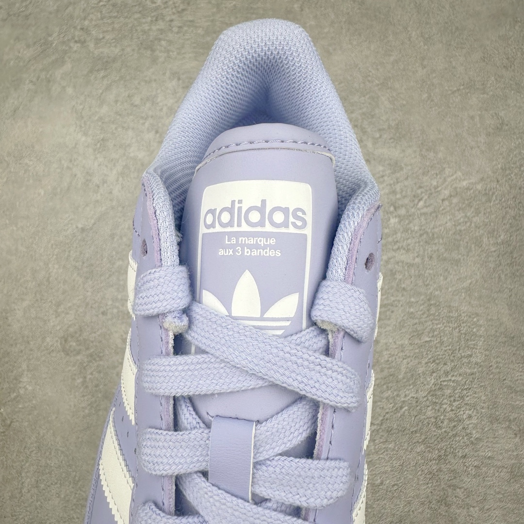 图片[5]-＃H11纯原 AD Originals Superstar 经典复古贝壳头厚底板鞋 ID4656 诞生于1969年 是第一双将全皮面鞋 身与橡胶鞋头结合在一起的低帮篮球鞋 Superstar最开始 是作为高帮篮球鞋Pro Model的低帮版本而出现的 但因为其独特和醒目的橡胶鞋头造型而让大家熟知 被大家形象地称为\\\”shelltoe\\\”贝壳头 在70年代的美国职业篮球场上 接近3/4的NBA球员都将这双Superstar作为场上用鞋 80年代之后 经过不断的改良和发展 Superstar逐渐成为横跨时装、音乐、街头文化、休闲和运动等各大领域的时尚潮鞋 尺码：36 36.5 37 38 38.5 39 40 40.5 41 42 42.5 43 44 44.5 45-选品中心