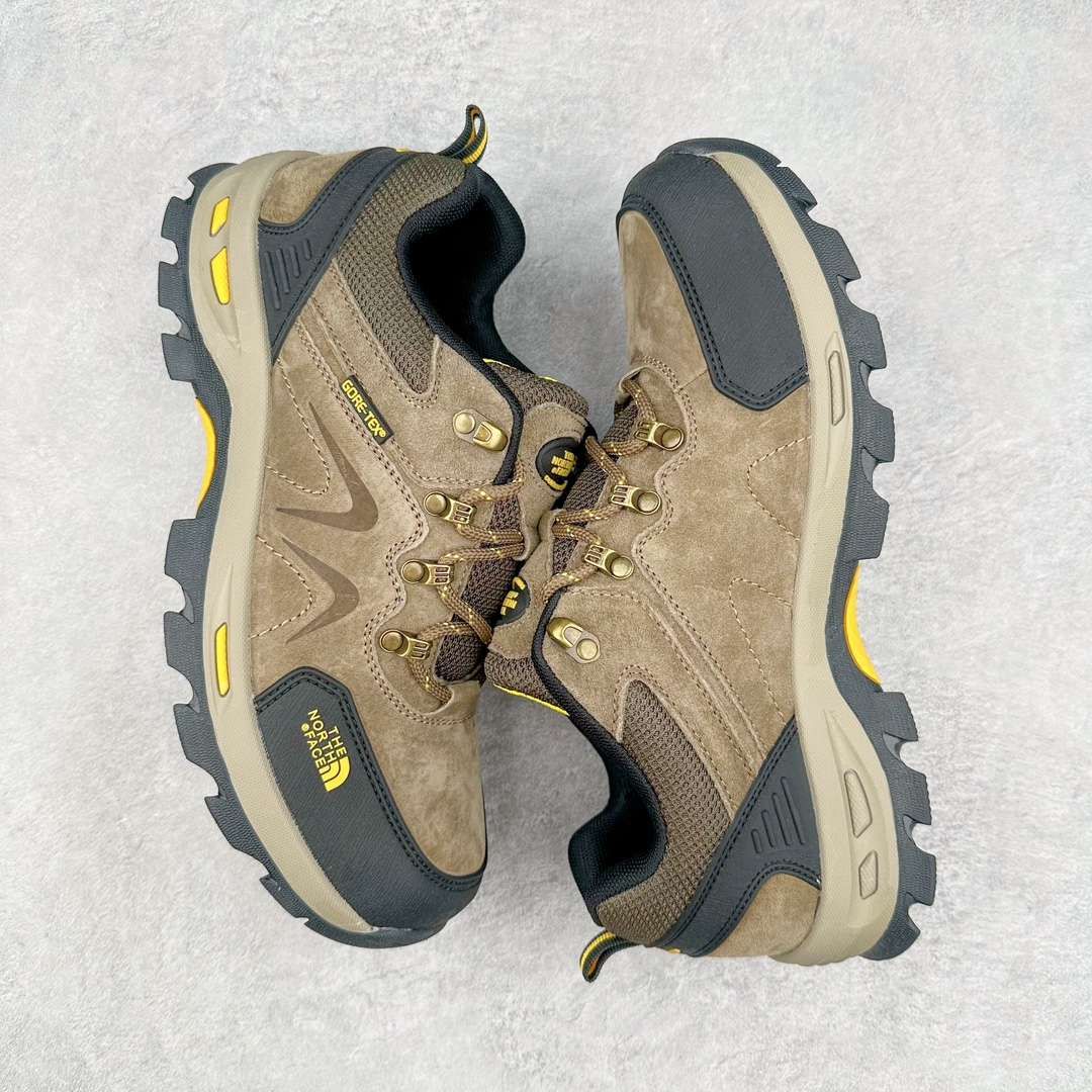 图片[3]-The North Face 北面 乐斯菲斯户外运动休闲登山鞋越野徒步鞋 广东大厂品质 面料采用进口磨砂牛皮 鞋底采用Vibram黄金大底 专门为鞋底设计的橡胶以出色的耐磨性 良好的防滑性或得不少户外运动爱好者的喜欢 专业户外登山品牌（北面）The North Face自1966年创立，由两位热爱登山徒步的年轻登山者于美西旧金山开创，不断透过研发与创新，并且将最先进的技术结合在服装与鞋款设计，生产多种外型帅气且专业能力非常强的户外运动装备而备受欢迎。尺码：39 40 41 42 43 44 （皮鞋码）-选品中心