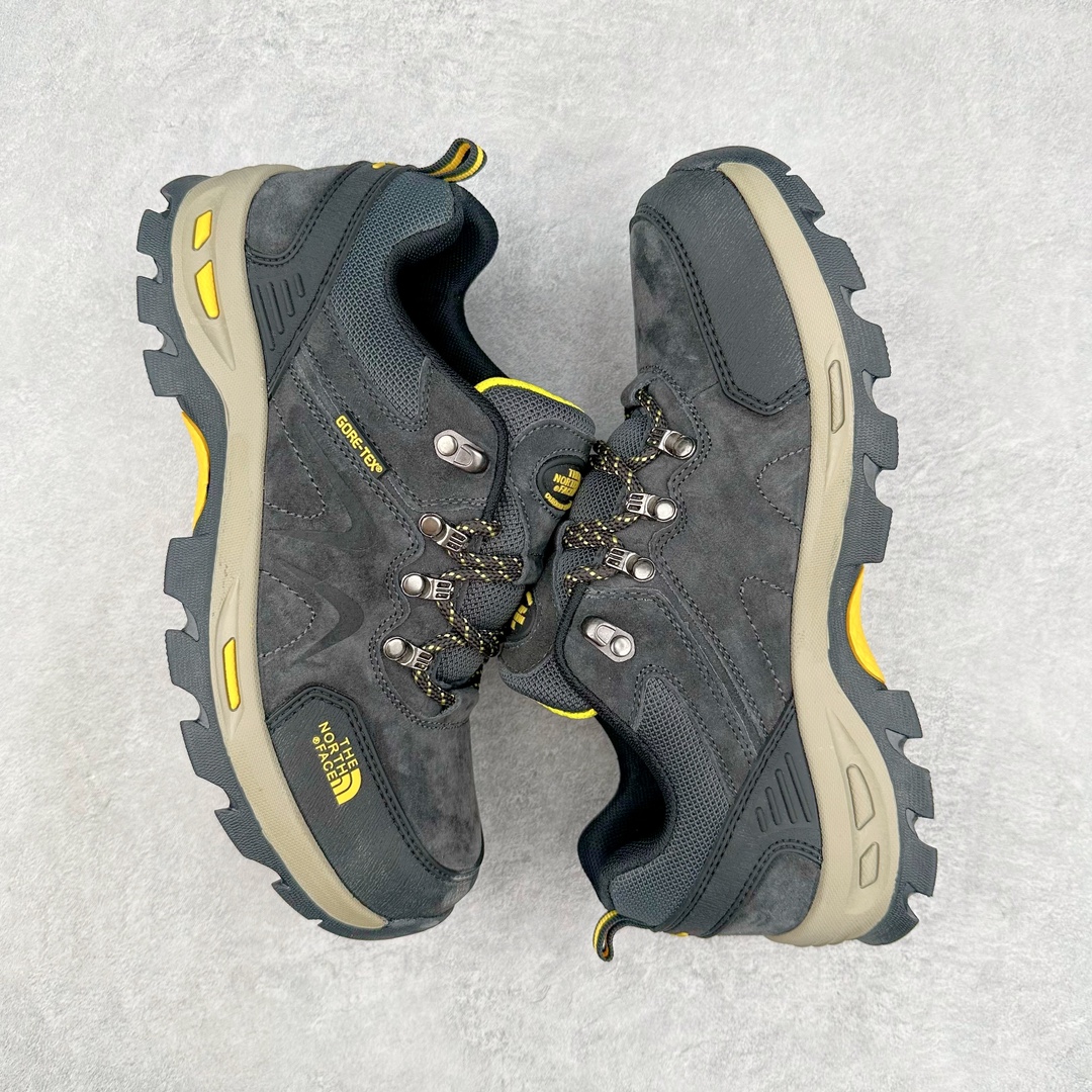 图片[3]-The North Face 北面 乐斯菲斯户外运动休闲登山鞋越野徒步鞋 广东大厂品质 面料采用进口磨砂牛皮 鞋底采用Vibram黄金大底 专门为鞋底设计的橡胶以出色的耐磨性 良好的防滑性或得不少户外运动爱好者的喜欢 专业户外登山品牌（北面）The North Face自1966年创立，由两位热爱登山徒步的年轻登山者于美西旧金山开创，不断透过研发与创新，并且将最先进的技术结合在服装与鞋款设计，生产多种外型帅气且专业能力非常强的户外运动装备而备受欢迎。尺码：39 40 41 42 43 44 （皮鞋码）-选品中心