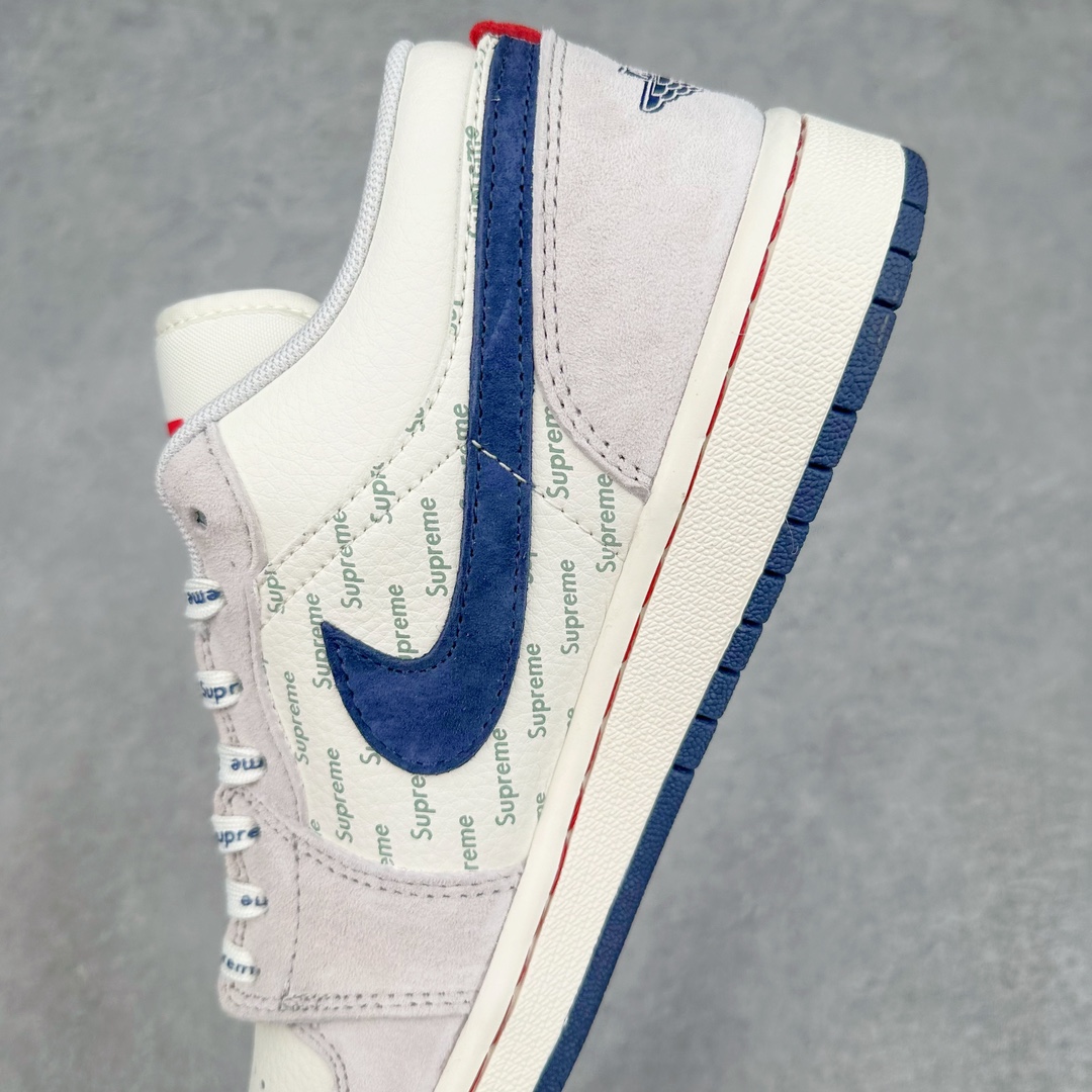 图片[7]-Air Jordan AJ1 Low 低帮系列定制配色 LJ6688-009 原厂内置气垫魔块 A模大底 头层小牛皮 鞋舌AJ原厂专用牛津布+AJ专用反口珍珠布+原厂无杂质高弹内里海棉+特殊封边弹力鞋带 尺码：36 36.5 37.5 38 38.5 39 40 40.5 41 42 42.5 43 44 44.5 45 46-选品中心