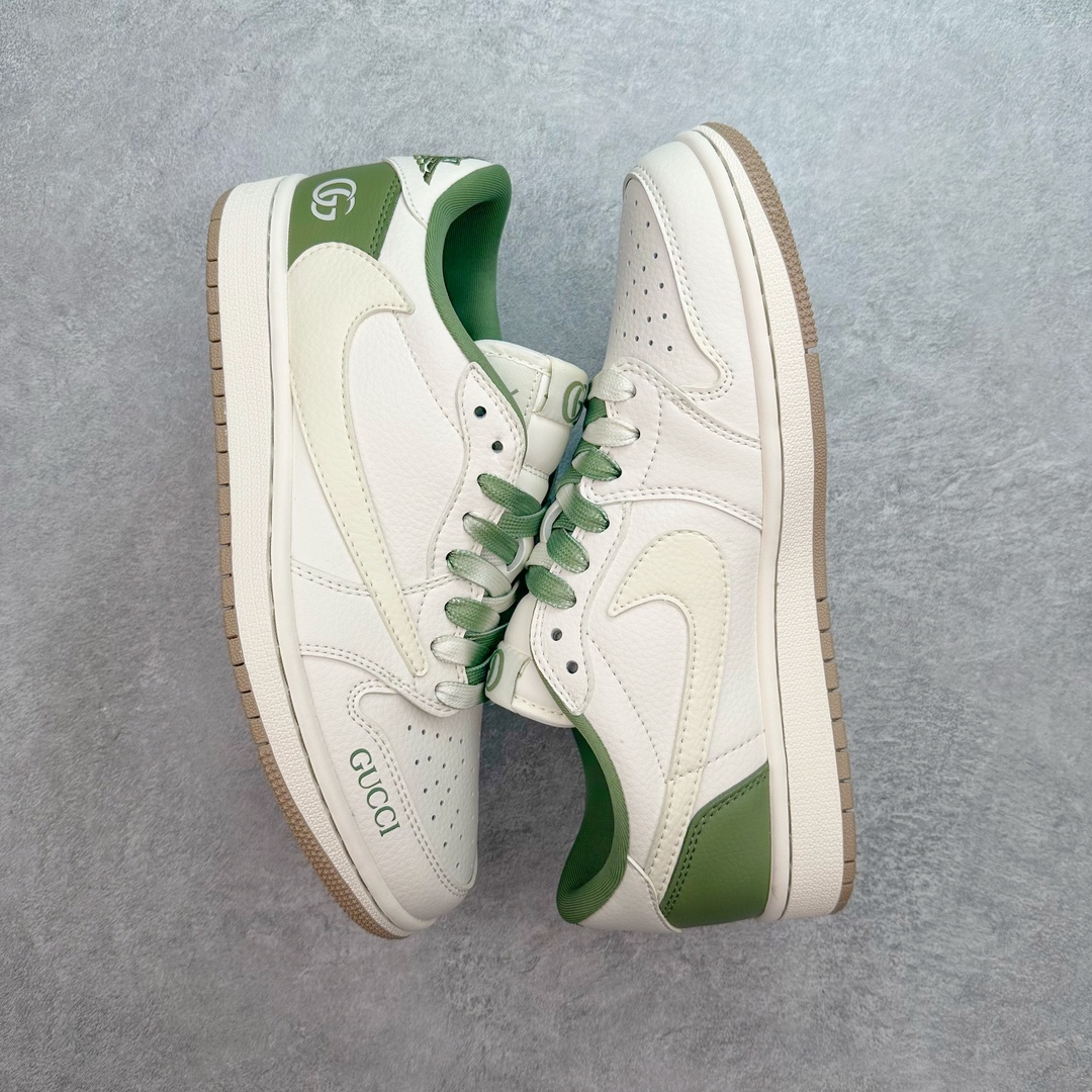 图片[3]-TS x Air Jordan AJ1 Low 倒钩低帮联名定制配色 JH6088-703 原厂内置气垫魔块 A模大底 头层小牛皮 鞋舌AJ原厂专用牛津布+AJ专用反口珍珠布+原厂无杂质高弹内里海棉+特殊封边弹力鞋带 尺码：36 36.5 37.5 38 38.5 39 40 40.5 41 42 42.5 43 44 44.5 45 46 47.5-选品中心