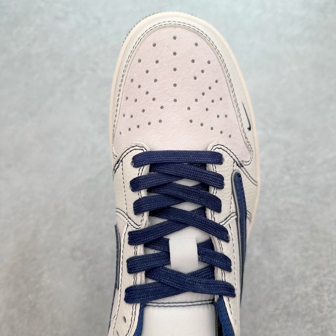 图片[4]-TS x Air Jordan AJ1 Low 倒钩低帮联名定制配色 XZ2268-001 原厂内置气垫魔块 A模大底 头层小牛皮 鞋舌AJ原厂专用牛津布+AJ专用反口珍珠布+原厂无杂质高弹内里海棉+特殊封边弹力鞋带 尺码：36 36.5 37.5 38 38.5 39 40 40.5 41 42 42.5 43 44 44.5 45 46 47.5-选品中心