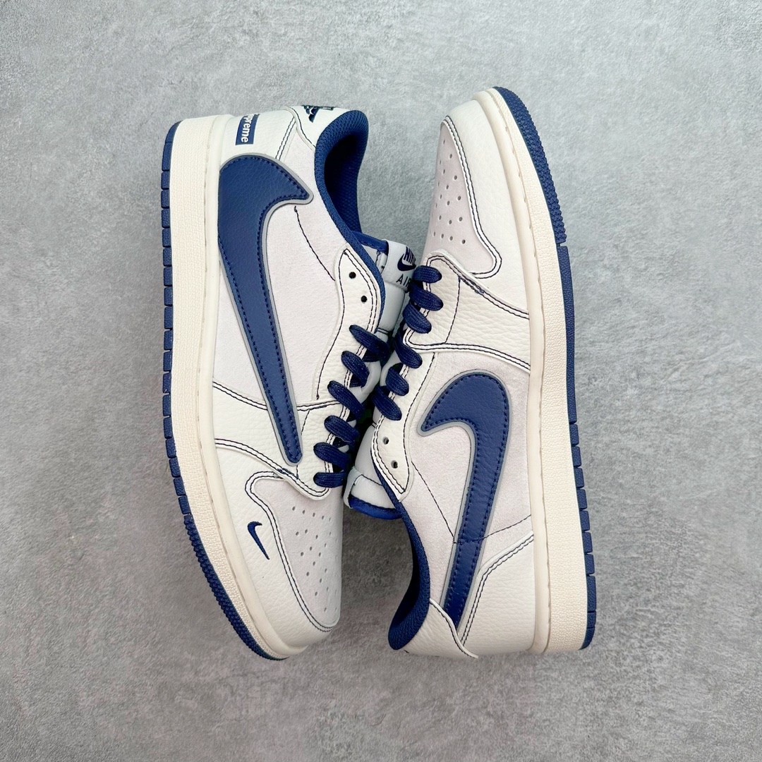图片[3]-TS x Air Jordan AJ1 Low 倒钩低帮联名定制配色 XZ2268-001 原厂内置气垫魔块 A模大底 头层小牛皮 鞋舌AJ原厂专用牛津布+AJ专用反口珍珠布+原厂无杂质高弹内里海棉+特殊封边弹力鞋带 尺码：36 36.5 37.5 38 38.5 39 40 40.5 41 42 42.5 43 44 44.5 45 46 47.5-选品中心