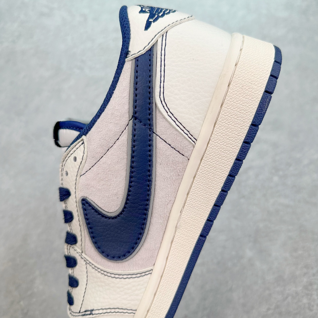 图片[7]-TS x Air Jordan AJ1 Low 倒钩低帮联名定制配色 XZ2268-001 原厂内置气垫魔块 A模大底 头层小牛皮 鞋舌AJ原厂专用牛津布+AJ专用反口珍珠布+原厂无杂质高弹内里海棉+特殊封边弹力鞋带 尺码：36 36.5 37.5 38 38.5 39 40 40.5 41 42 42.5 43 44 44.5 45 46 47.5-选品中心