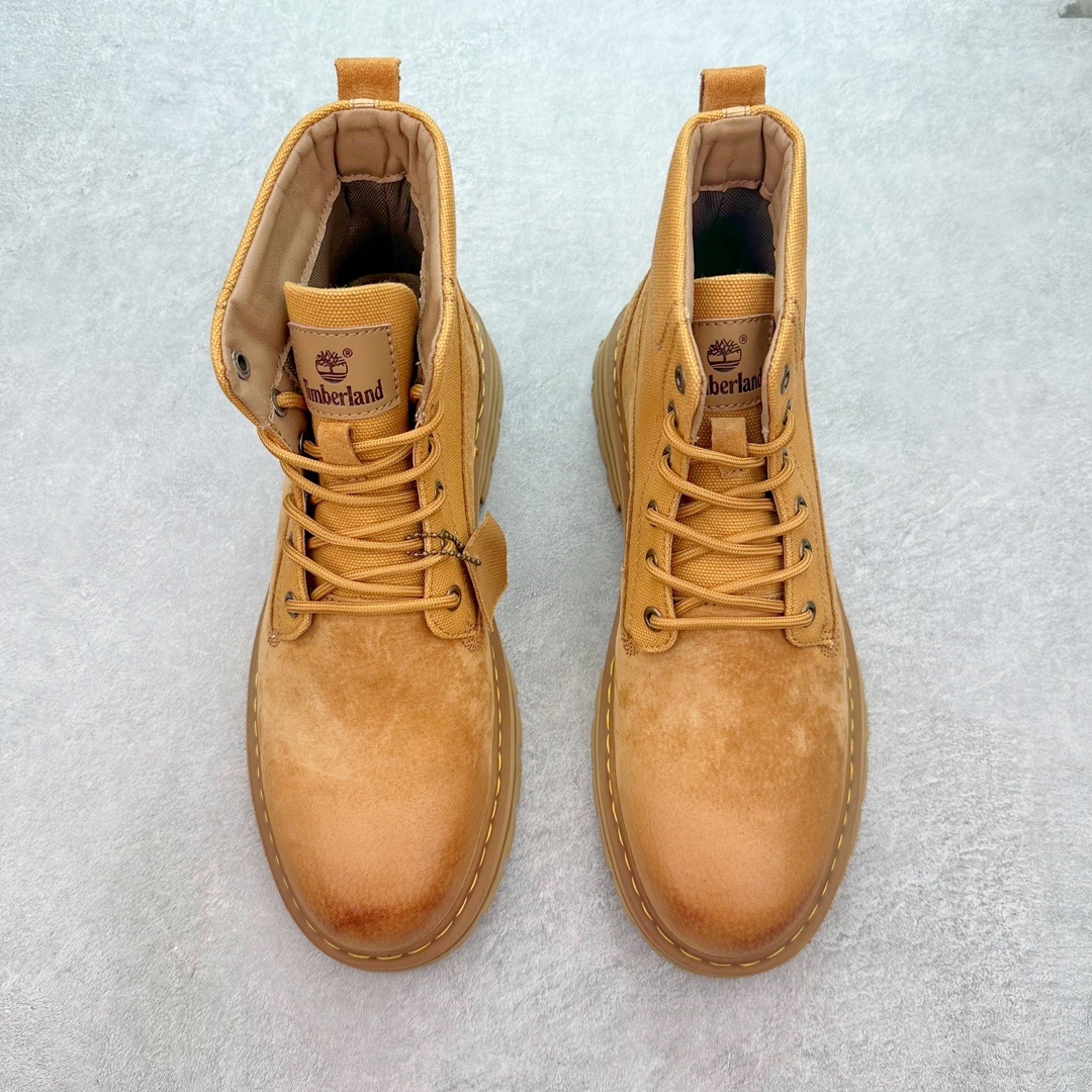 图片[2]-Timberland添柏岚/天伯伦户外高帮休闲大黄靴系列 广东大厂品质 原盒原包装 24ss新款时尚潮流搭配 面料采用意大利🇮🇹顶级磨砂细纹牛皮 搭配防臭防腐真皮乳胶鞋垫 大底到五金都是代工厂原材料制作 同原版固特异永不开胶工艺 好货不杀猪 首单质量严格把控 全网独家首发 品质毋庸置疑 全套官网统一包装 给您完美的穿着体验 质量考究耐穿 型男必备 专治不帅 高品质脚感一流 今年冬季防寒户外专用 日常随意搭配 尺码：39 40 41 42 43 44（皮鞋码）-选品中心