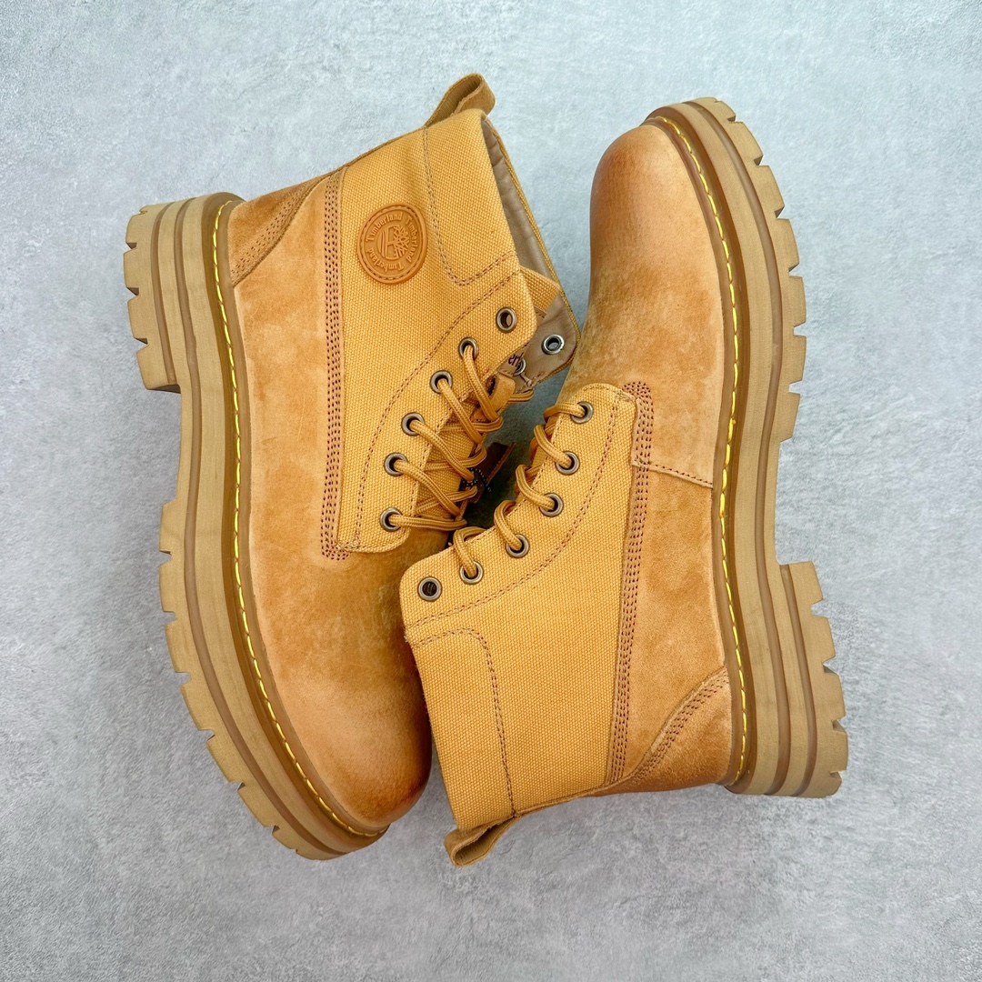 图片[3]-Timberland添柏岚/天伯伦户外高帮休闲大黄靴系列 广东大厂品质 原盒原包装 24ss新款时尚潮流搭配 面料采用意大利🇮🇹顶级磨砂细纹牛皮 搭配防臭防腐真皮乳胶鞋垫 大底到五金都是代工厂原材料制作 同原版固特异永不开胶工艺 好货不杀猪 首单质量严格把控 全网独家首发 品质毋庸置疑 全套官网统一包装 给您完美的穿着体验 质量考究耐穿 型男必备 专治不帅 高品质脚感一流 今年冬季防寒户外专用 日常随意搭配 尺码：39 40 41 42 43 44（皮鞋码）-选品中心