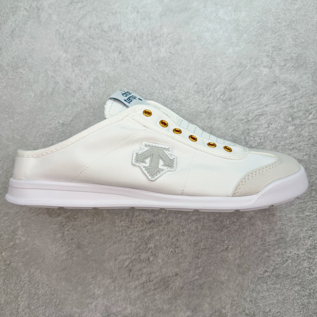 DESCENTE CHRON 迪桑特复古运动一脚蹬帆布鞋透气休闲鞋 轻松方便的一脚蹬设计 搭配轻质弹性鞋底 脚感舒适 简洁的帆布鞋面设计适用于多场景穿搭 尺码:36 36.5 37.5 38 38.5 39 40 40.5 41 42 42.5 43 44 44.5 45-选品中心