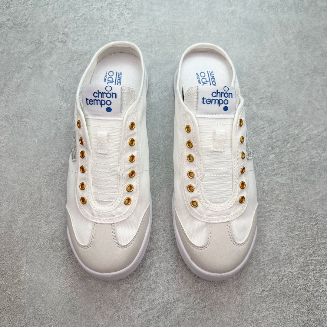 图片[2]-DESCENTE CHRON 迪桑特复古运动一脚蹬帆布鞋透气休闲鞋 轻松方便的一脚蹬设计 搭配轻质弹性鞋底 脚感舒适 简洁的帆布鞋面设计适用于多场景穿搭 尺码：36 36.5 37.5 38 38.5 39 40 40.5 41 42 42.5 43 44 44.5 45-选品中心