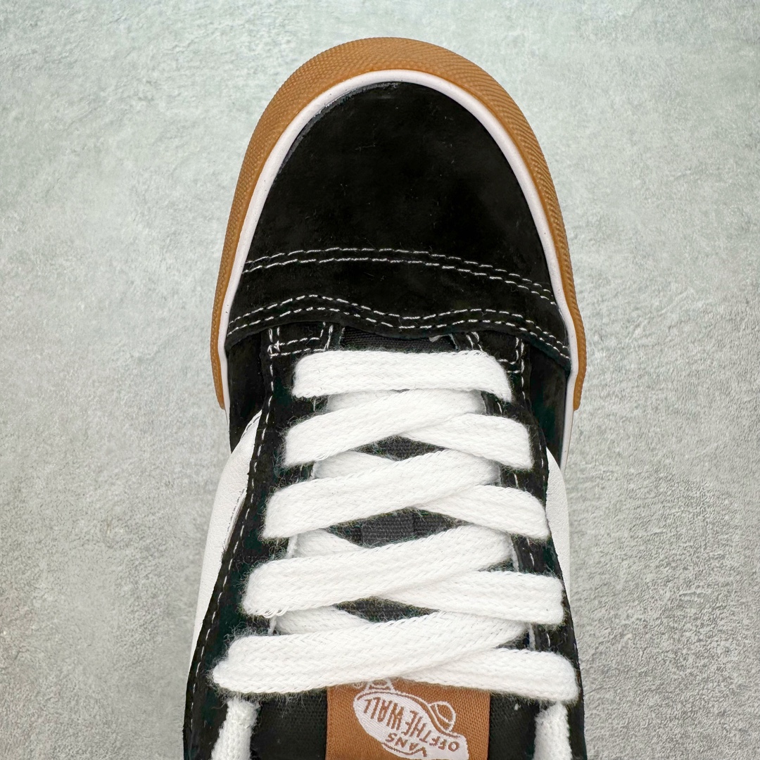 图片[4]-Vans Knu Skool 黑生胶 肥胖版立体大Logo 加厚鞋舌 低帮复古休闲硫化面包鞋 尺码：35 36 36.5 37 38 38.5 39 40 40.5 41 42 42.5 43 44 45 工艺：硫化1：1（重量1：1、真标、原钢印、材质标、鞋型标、合格证）-选品中心