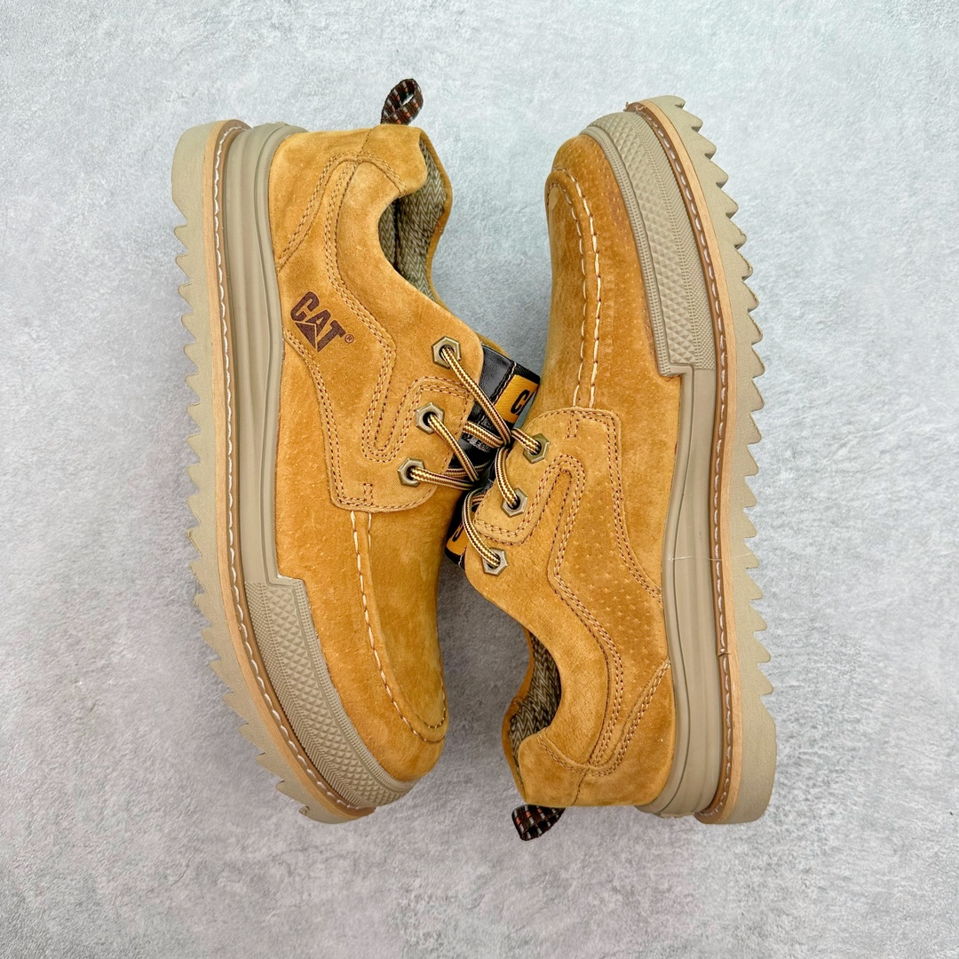 图片[3]-＃特价福利 CAT卡特 硬汉推土机品牌经典百搭户外休闲大黄靴系列 广东大厂品质 24ss秋冬新款 常年主打 时尚潮流搭配 面料釆用意大利进口磨砂牛皮 全鞋真牛皮材料 大底到五金都是代工厂原材料制作 好货不杀猪 首单质量严格把控 全套官网统一包装 今年冬季防寒户外专用 日常随意搭配 型男必备 尺码：38 39 40 41 42 43 44 (偏大一码)-选品中心