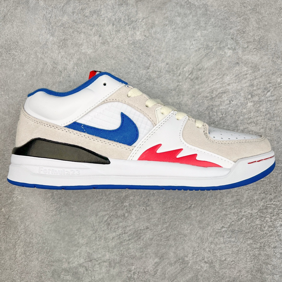 图片[2]-＃纯原 Air Jordan Stadium AJ90 潮流运动板鞋 充满了对TinkerHathield 原创设计的致敬 包括中足网状面板、前足外侧的鲨鱼齿轮廓、加垫鞋领和 NK Air 鞋跟品牌 鞋子本身采用网眼、皮革和绒面革材料混合制成 散发出现代美感 并配备了该品牌全新的 Formula 23 足底缓震技术 AirJordan Stadium 90 鞋舌标签在鞋舌内侧印有“Flight”字样 完善了设计 尺码：36 36.5 37.5 38 38.5 39 40 40.5 41 42 42.5 43 44 44.5 45 46-选品中心