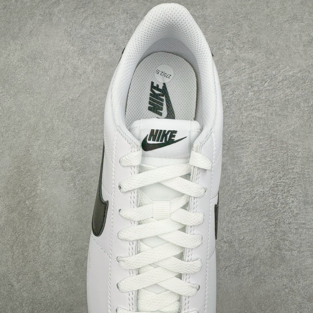 图片[5]-＃JC纯原 NK Classic Cortez Leather 阿甘复古初代皮革慢跑鞋 DM4044-105 实体平台指令订单 全套原纸板楦头开发 原厂数据大底磨具 一比一鞋头弧度高度鞋身弧度 细节品控鞋型随意对比 正确烫金高频细节 公司级标准检验QC 区分市面一切版本 完美复刻阿甘复古鞋型 尺码：35.5 36 36.5 37.5 38 38.5 39 40 40.5 41 42 42.5 43 44 45-选品中心