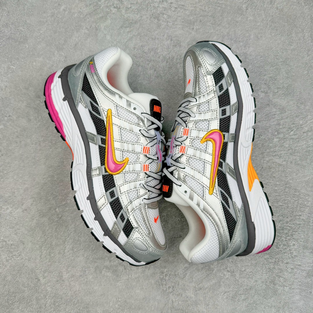 图片[3]-＃HP纯原 NK P-6000 系列低帮复古老爹风休闲运动舒适慢跑鞋 BV1021-100 购入原鞋原装纸板楦头开发 独家私模四层组合大底 市场唯一正确版本 良心定价 新配色陆续出货 进口三文治网面 融合 Pegasus 过往运动鞋设计 助力 21 世纪早期跑步运动跃升时尚新高度 采用透气网眼布、运动风格线条和耐穿覆面 兼具吸睛外观和舒适感受 中底泡绵以田径赛道为灵感 打造厚实设计 缔造出众缓震性能 尺码：36 36.5 37.5 38 38.5 39 40 40.5 41 42 42.5 43 44 44.5 45 46-选品中心