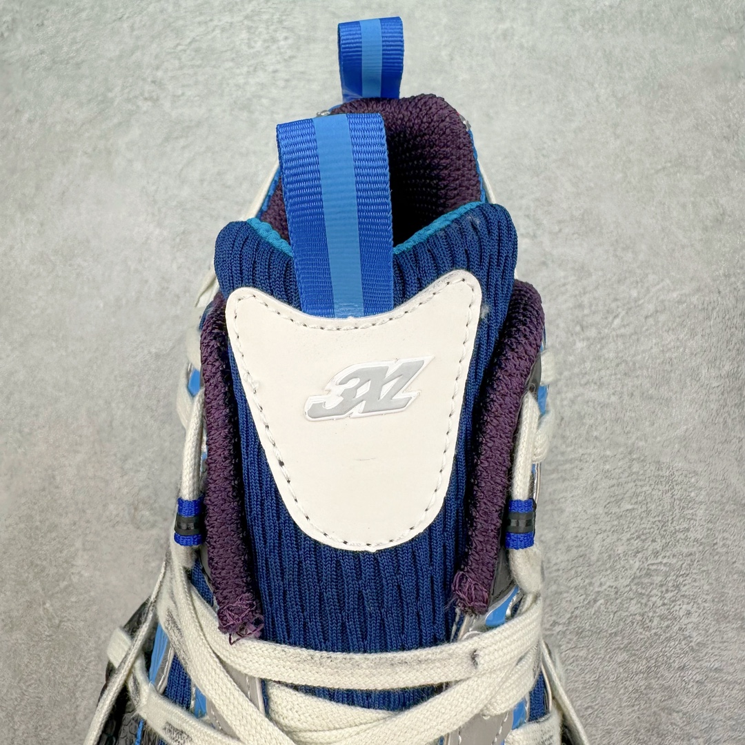 图片[5]-BALENCIAGA 3XL Sneakers 巴黎世家十代网布系带低帮走秀复古老爹鞋 配套套现全码福利开炸 长期补货价格一步到位 市场中端王者 欢迎对比 实力大厂成熟流水线出品 品控完美 免检产品 新配色陆续开发 全套原纸板楦头开发 完美版型 鞋头边缘和后帮徽标 鞋面和后跟凸印尺码 鞋舌 3XL 橡胶品牌标识和反光细节 鞋帮拉袢和鞋舌拉祥 配反光细节 备用鞋带在鞋履前侧 可在穿着前取下 便于不同造型搭配 注意运费超重 偏大一码 尺码：35 36 37 38 39 40 41 42 43 44 45 46-选品中心