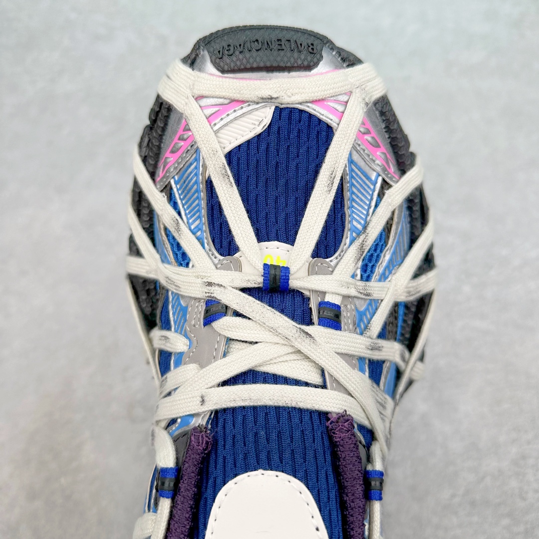 图片[4]-BALENCIAGA 3XL Sneakers 巴黎世家十代网布系带低帮走秀复古老爹鞋 配套套现全码福利开炸 长期补货价格一步到位 市场中端王者 欢迎对比 实力大厂成熟流水线出品 品控完美 免检产品 新配色陆续开发 全套原纸板楦头开发 完美版型 鞋头边缘和后帮徽标 鞋面和后跟凸印尺码 鞋舌 3XL 橡胶品牌标识和反光细节 鞋帮拉袢和鞋舌拉祥 配反光细节 备用鞋带在鞋履前侧 可在穿着前取下 便于不同造型搭配 注意运费超重 偏大一码 尺码：35 36 37 38 39 40 41 42 43 44 45 46-选品中心