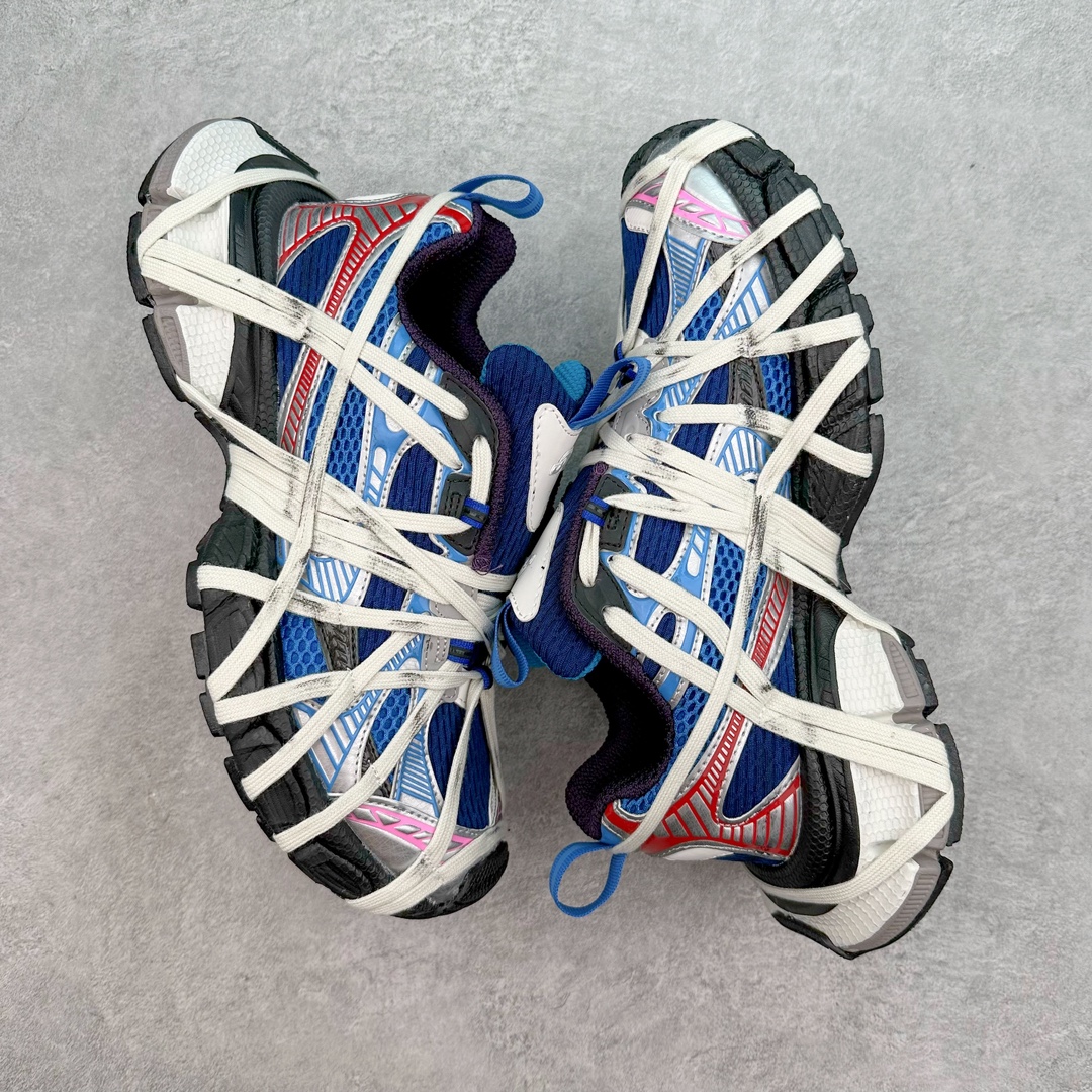 图片[3]-BALENCIAGA 3XL Sneakers 巴黎世家十代网布系带低帮走秀复古老爹鞋 配套套现全码福利开炸 长期补货价格一步到位 市场中端王者 欢迎对比 实力大厂成熟流水线出品 品控完美 免检产品 新配色陆续开发 全套原纸板楦头开发 完美版型 鞋头边缘和后帮徽标 鞋面和后跟凸印尺码 鞋舌 3XL 橡胶品牌标识和反光细节 鞋帮拉袢和鞋舌拉祥 配反光细节 备用鞋带在鞋履前侧 可在穿着前取下 便于不同造型搭配 注意运费超重 偏大一码 尺码：35 36 37 38 39 40 41 42 43 44 45 46-选品中心