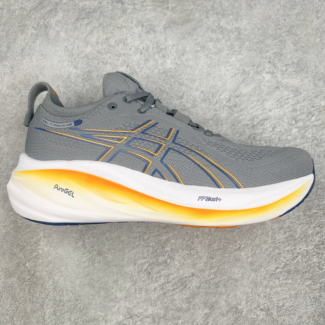 图片[7]-Asics GEL-Nimbus 26 亚瑟士缓震跑鞋 近年复古风潮的势头很旺 ASICS一直坚信保持身体的健康与活力是打造健康快乐的生活方式的最佳途径 ASICS为复古鞋型注入新设计 为玩家的街头穿搭提供了更多可能 GEL-NIMBUSTM9运动鞋最初是为中立和仰卧跑步者设计的长距离训练器 采用原始材料和关键细节重新设计 其Y2K时代的工业外观也被大胆的对比和色块所抵消 尺码：36 36.5 37.5 38 38.5 39 40 40.5 41.5 42 42.5 43.5 44 44.5 45-选品中心