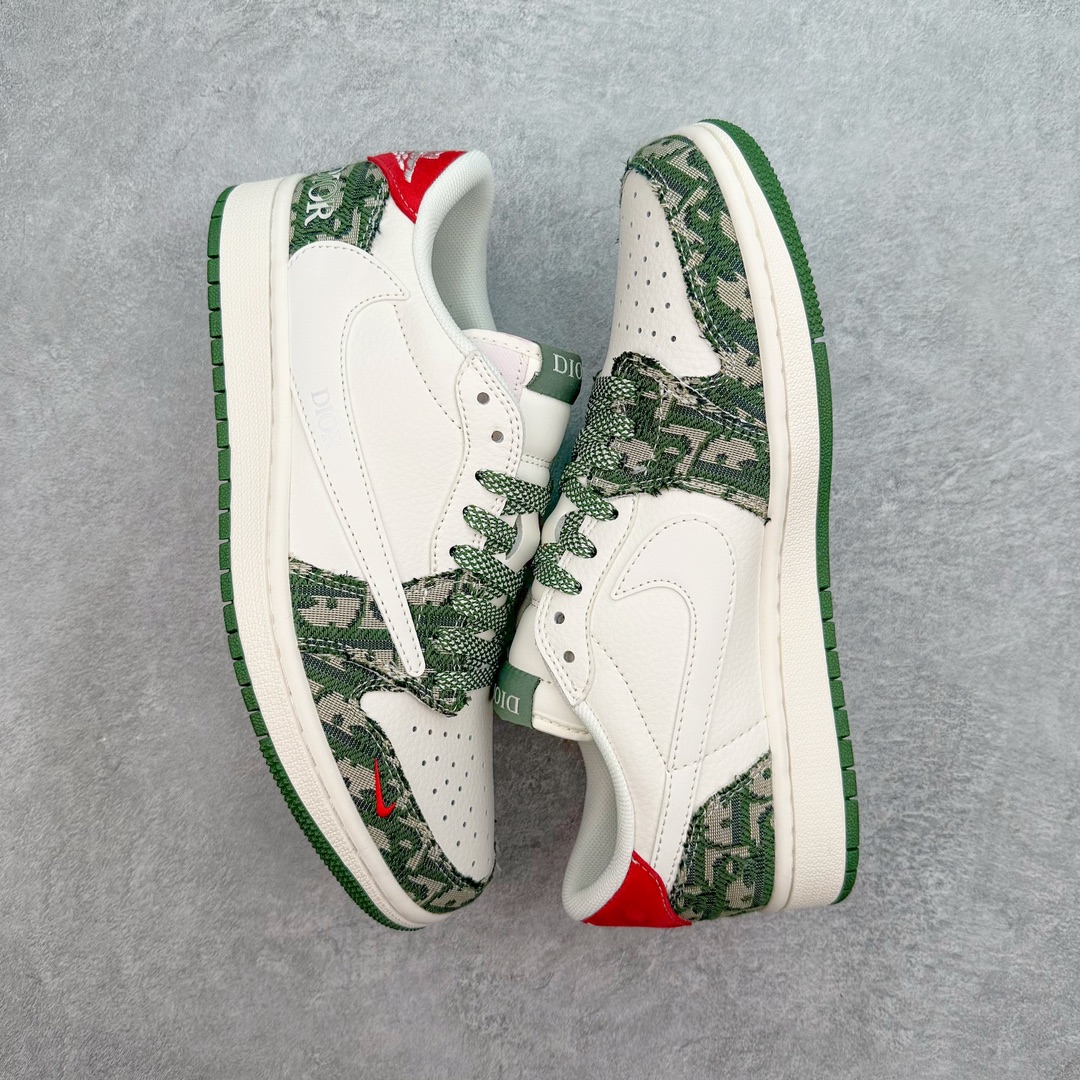 图片[3]-TS x Air Jordan AJ1 Low 倒钩低帮联名定制配色 XZ2268-114 原厂内置气垫魔块 A模大底 头层小牛皮 鞋舌AJ原厂专用牛津布+AJ专用反口珍珠布+原厂无杂质高弹内里海棉+特殊封边弹力鞋带 尺码：36 36.5 37.5 38 38.5 39 40 40.5 41 42 42.5 43 44 44.5 45 46 47.5-选品中心