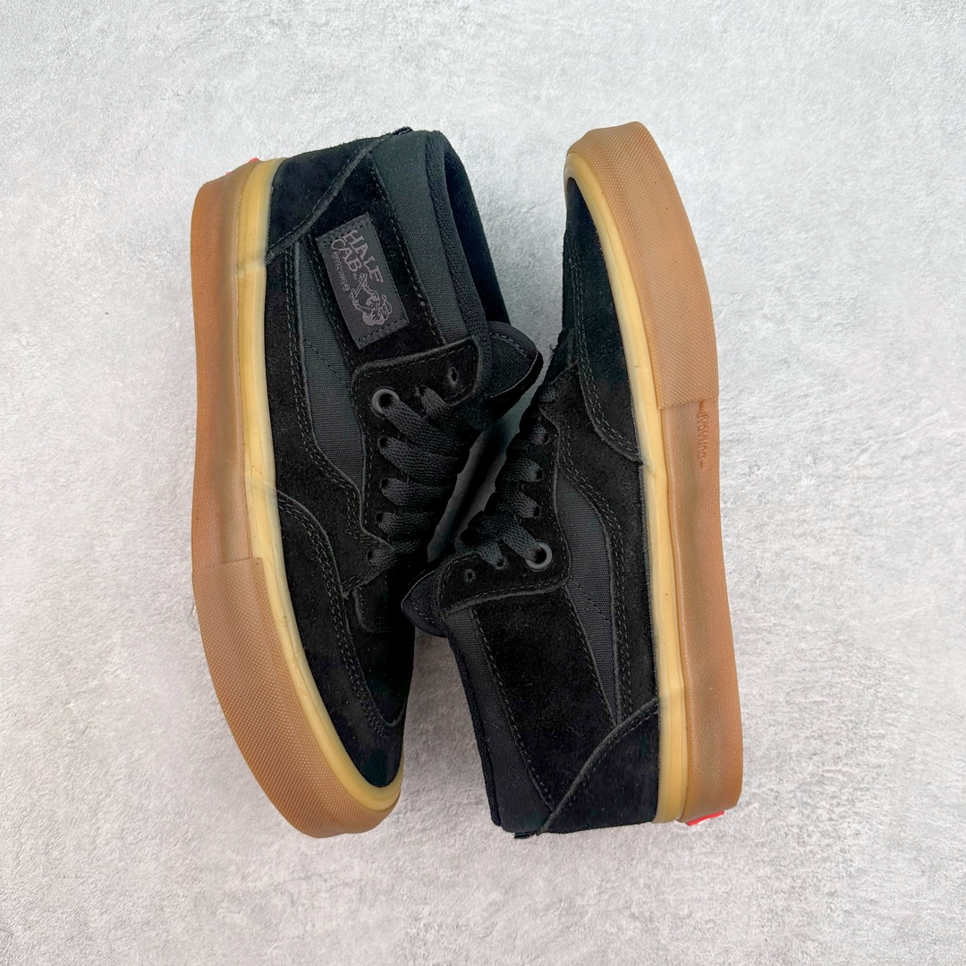 图片[3]-Vans Half Cab 黑生胶 美式复古休闲中帮滑板鞋 货号：VN0A5FCDB9M 尺码：36 36.5 37 38 38.5 39 40 40.5 41 42 42.5 43 44-选品中心