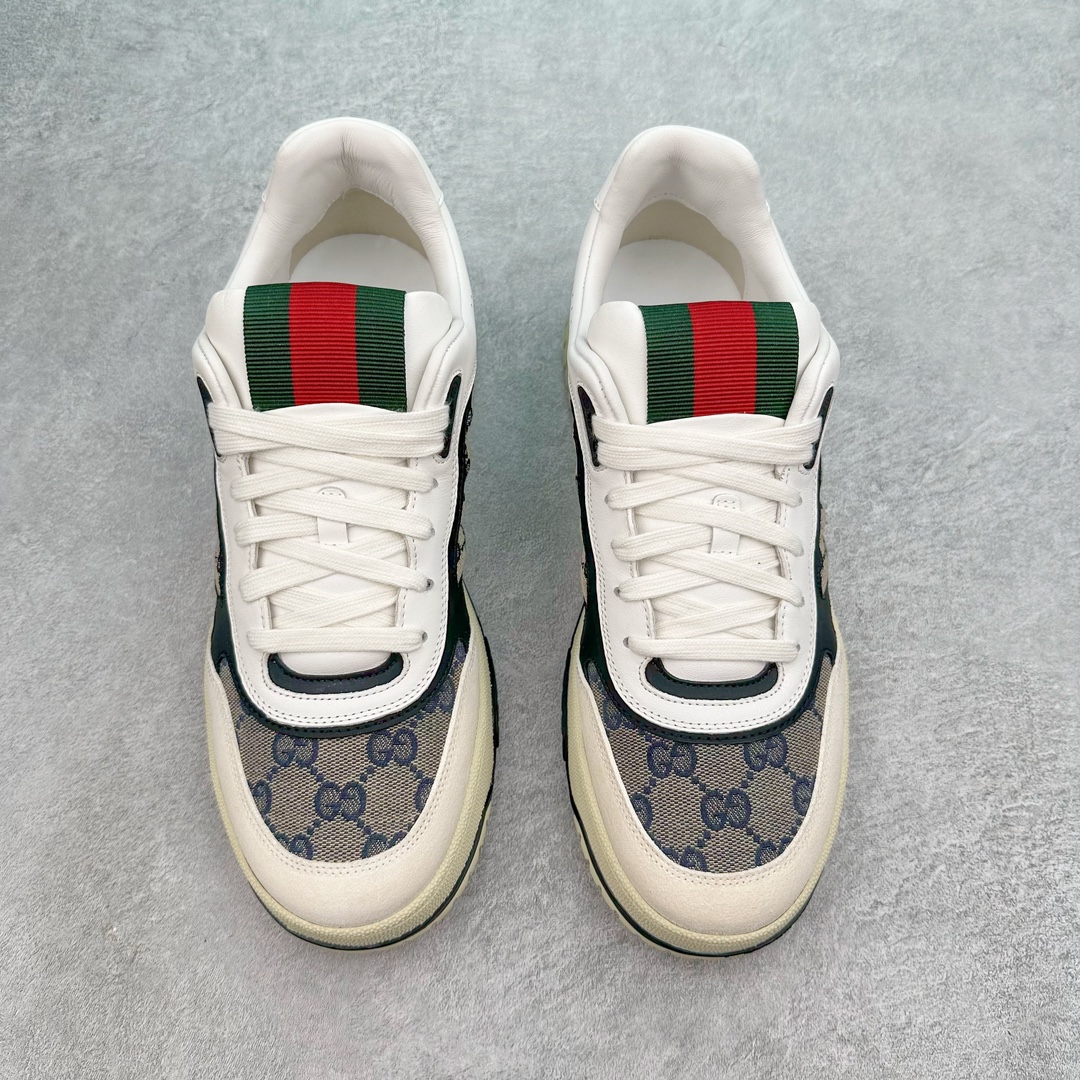 图片[2]-GUCCI Re-Web系列运动鞋 古驰运动鞋系列经典原型复古百搭做旧老爹板鞋/复古学院风 怀旧版 原厂订单 目前市面最强＃官网同步最新满天星礼盒全套包装 高端零售海外实体专供 ‬混卖版 渠‮原道‬装 全身20几个细节点全部做到一致还原 吊打市面所有版本 原版做旧 右脚鞋侧嵌入NFC防伪芯片装置＋鞋盒标二唯码扫描 秒进官网 秒杀市面任何版本 原装意大利进口 里外全皮 全套包装 全头层顶级软牛皮 广东代工出品 原档原标原盒 随意对比任何版本 尺码：35 36 37 38 39 40 41 42 43 44-选品中心