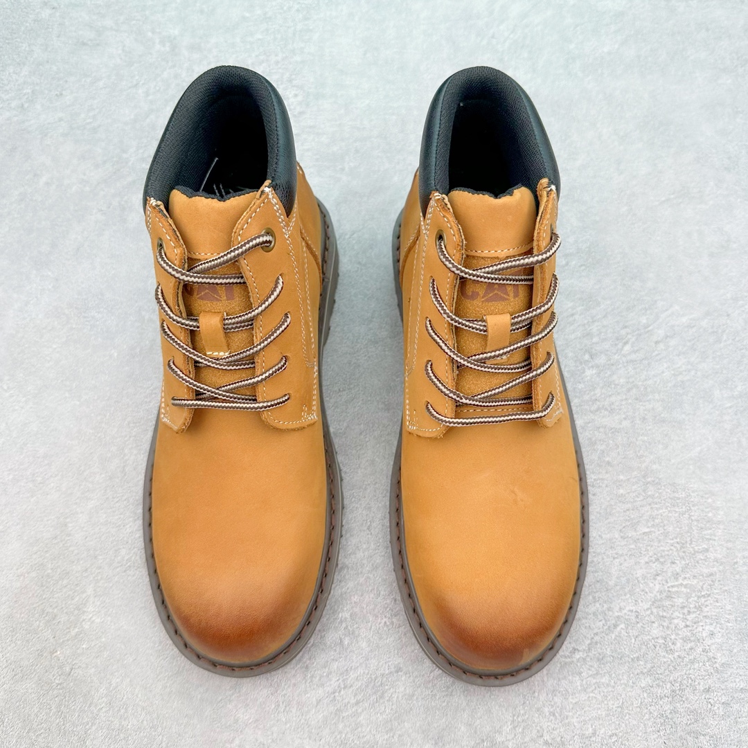 图片[2]-CAT/卡特#720574二代升级版 24ss秋冬款 推土机户外工装靴 纯正固特异工艺 专柜同步在售 同版型经典热销款 堪称正品复印机原盒防伪一应俱全 海淘平台渠道专供版本 固特异永不开胶 耐磨耐操 意大利油蜡牛皮 原单皮料 进口橡胶大底 各处小细节可与正品对比 尺码：39 40 41 42 43 44（皮鞋尺码)-选品中心