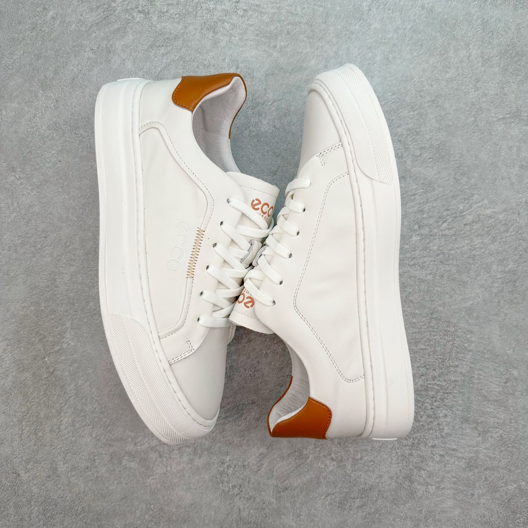 图片[3]-Ecco爱步2024四季爆款男鞋 柔酷7号系列 简单耐看清爽版型 男士百搭休闲板鞋 黄景瑜同款 官网一比一复刻 纯手工打造 质感妥妥的 ！鞋面采用进口小牛皮+透气头层猪皮里，鞋底采用高端顶级TPR环保科技材料 磨具贴合鞋底给你不一样的缓力性能 特点 舒适 增强运动性 高端大气时尚不失稳重 值得推荐！尺码：38 39 40 41 42 43 44（皮鞋码）-选品中心