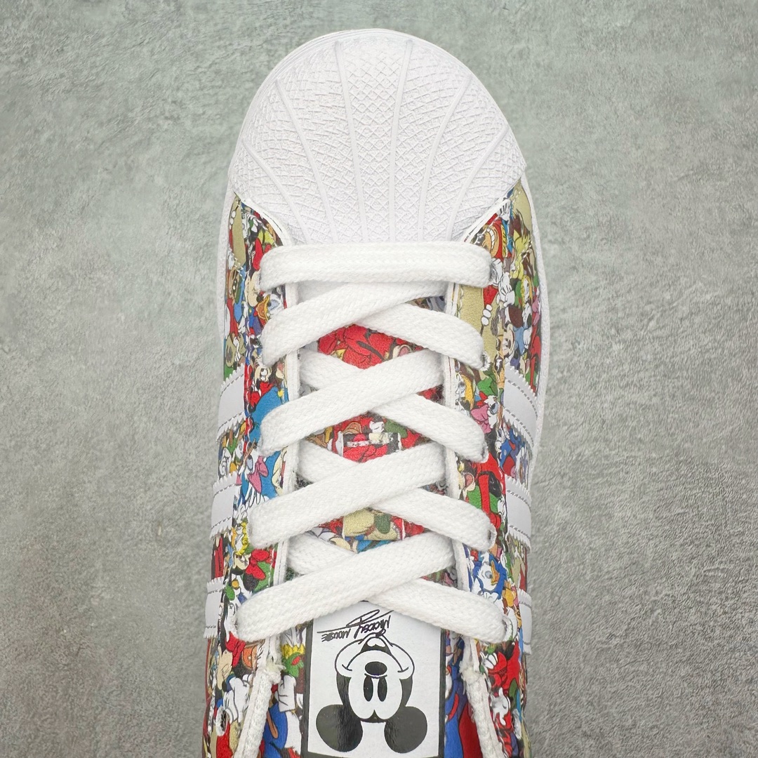 图片[4]-AD Originals Superstar 经典复古贝壳头板鞋 IG6857 诞生于1969年 是第一双将全皮面鞋 身与橡胶鞋头结合在一起的低帮篮球鞋 Superstar最开始 是作为高帮篮球鞋Pro Model的低帮版本而出现的 但因为其独特和醒目的橡胶鞋头造型而让大家熟知 被大家形象地称为\\\”shelltoe\\\”贝壳头 在70年代的美国职业篮球场上 接近3/4的NBA球员都将这双Superstar作为场上用鞋 80年代之后 经过不断的改良和发展 Superstar逐渐成为横跨时装、音乐、街头文化、休闲和运动等各大领域的时尚潮鞋 尺码：36 36.5 37 38 38.5 39 40 40.5 41 42 42.5 43 44 44.5 45-选品中心