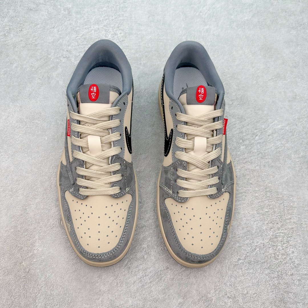 图片[2]-TS x Air Jordan AJ1 Low 倒钩低帮联名定制配色 CH6336-013 原厂内置气垫魔块 A模大底 头层小牛皮 鞋舌AJ原厂专用牛津布+AJ专用反口珍珠布+原厂无杂质高弹内里海棉+特殊封边弹力鞋带 尺码：36 36.5 37.5 38 38.5 39 40 40.5 41 42 42.5 43 44 44.5 45 46 47.5-选品中心