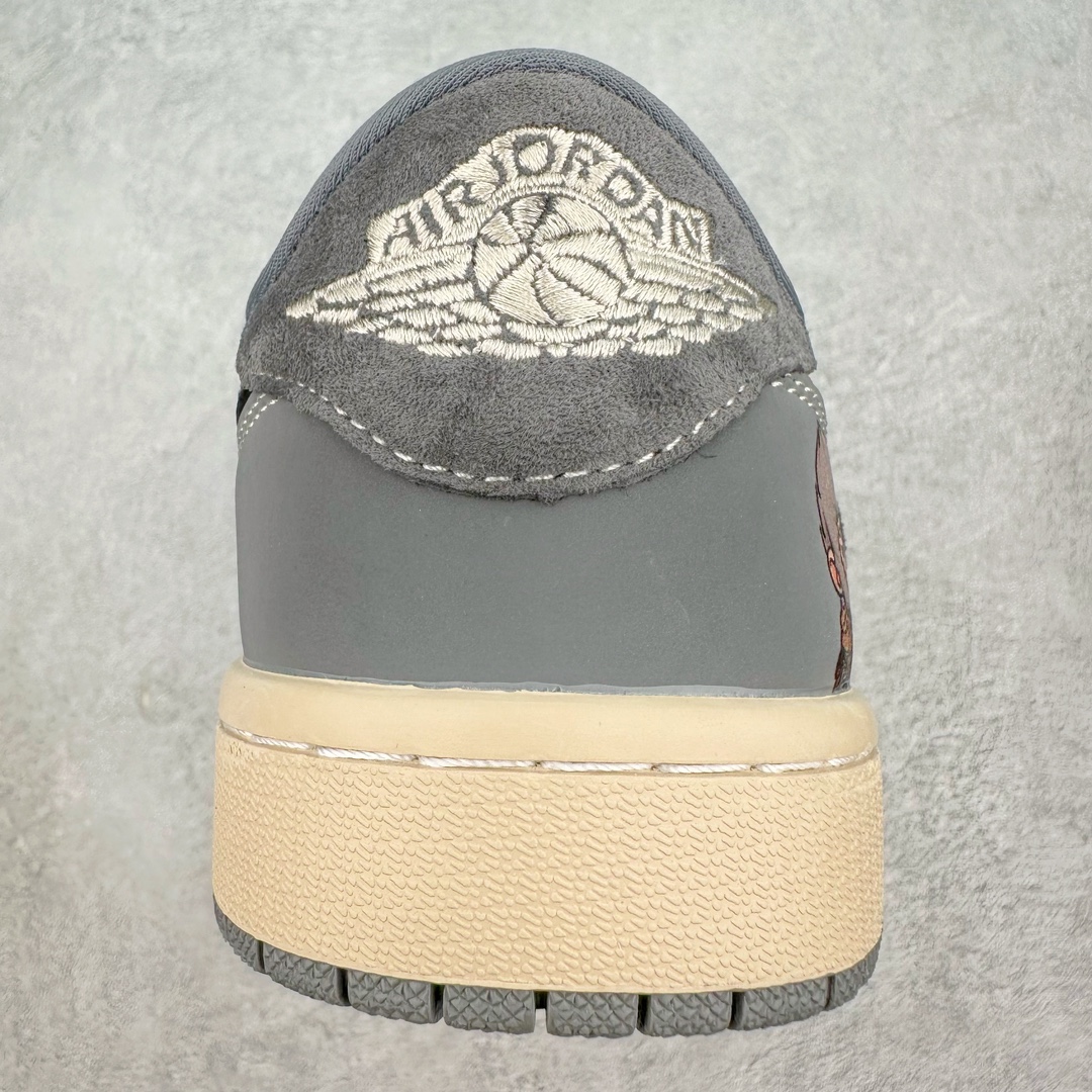 图片[8]-TS x Air Jordan AJ1 Low 倒钩低帮联名定制配色 CH6336-013 原厂内置气垫魔块 A模大底 头层小牛皮 鞋舌AJ原厂专用牛津布+AJ专用反口珍珠布+原厂无杂质高弹内里海棉+特殊封边弹力鞋带 尺码：36 36.5 37.5 38 38.5 39 40 40.5 41 42 42.5 43 44 44.5 45 46 47.5-选品中心