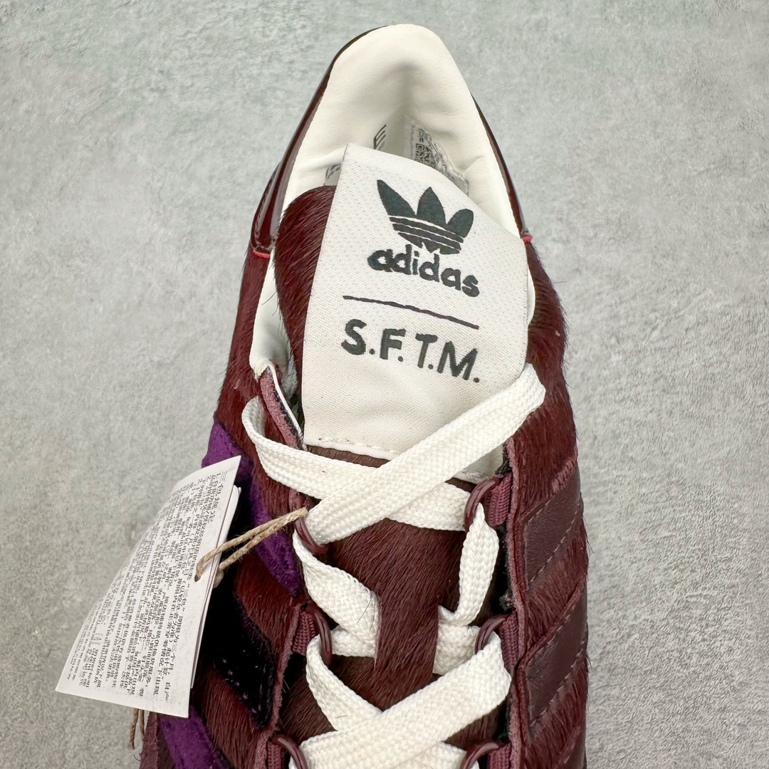 图片[5]-Song for the Mute x AD Originals SFTM-003 联名款复古慢跑鞋 ID3555 Originals与时装品牌Song for the Mute即将迎来第三个合作系列 这个系列主打的也是怀旧的氛围 采用了Country OG这个诞生于上世纪70年代的鞋款 尼龙和绒面革的梦幻拼接 低调而富有质感 呈现SFTM一贯的面料美学 三款不同风格的配色 亮点十足的斑点鞋带 体现怀旧主义和前卫设计无缝交织 鞋款采用了低帮的造型 方便日常穿着 同时对于外底做了处理 皮革材质和尼龙布材质的组合也更具是时代感 尺码：36 36.5 37 38 38.5 39 40 40.5 41 42 42.5 43 44 44.5 45-选品中心