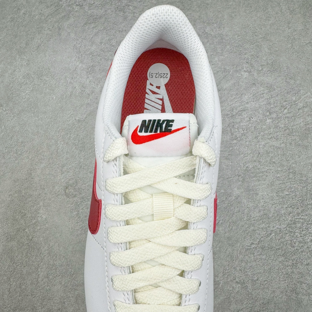 图片[5]-＃JC纯原 NK Classic Cortez Leather 阿甘复古初代皮革慢跑鞋 DN1791-103 实体平台指令订单 全套原纸板楦头开发 原厂数据大底磨具 一比一鞋头弧度高度鞋身弧度 细节品控鞋型随意对比 正确烫金高频细节 公司级标准检验QC 区分市面一切版本 完美复刻阿甘复古鞋型 尺码：35.5 36 36.5 37.5 38 38.5 39 40 40.5 41 42 42.5 43 44 45-选品中心