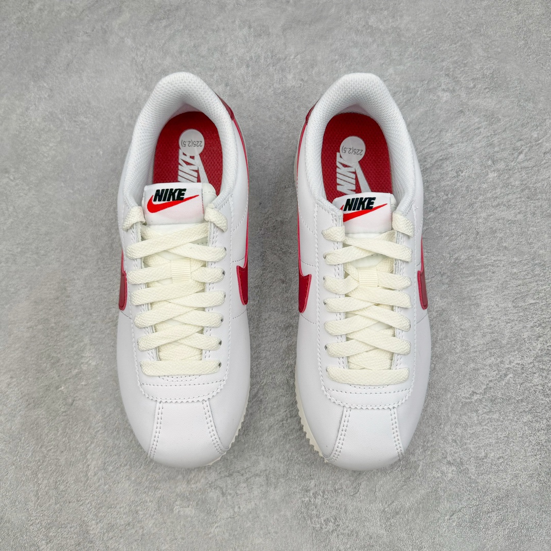 图片[2]-＃JC纯原 NK Classic Cortez Leather 阿甘复古初代皮革慢跑鞋 DN1791-103 实体平台指令订单 全套原纸板楦头开发 原厂数据大底磨具 一比一鞋头弧度高度鞋身弧度 细节品控鞋型随意对比 正确烫金高频细节 公司级标准检验QC 区分市面一切版本 完美复刻阿甘复古鞋型 尺码：35.5 36 36.5 37.5 38 38.5 39 40 40.5 41 42 42.5 43 44 45-选品中心